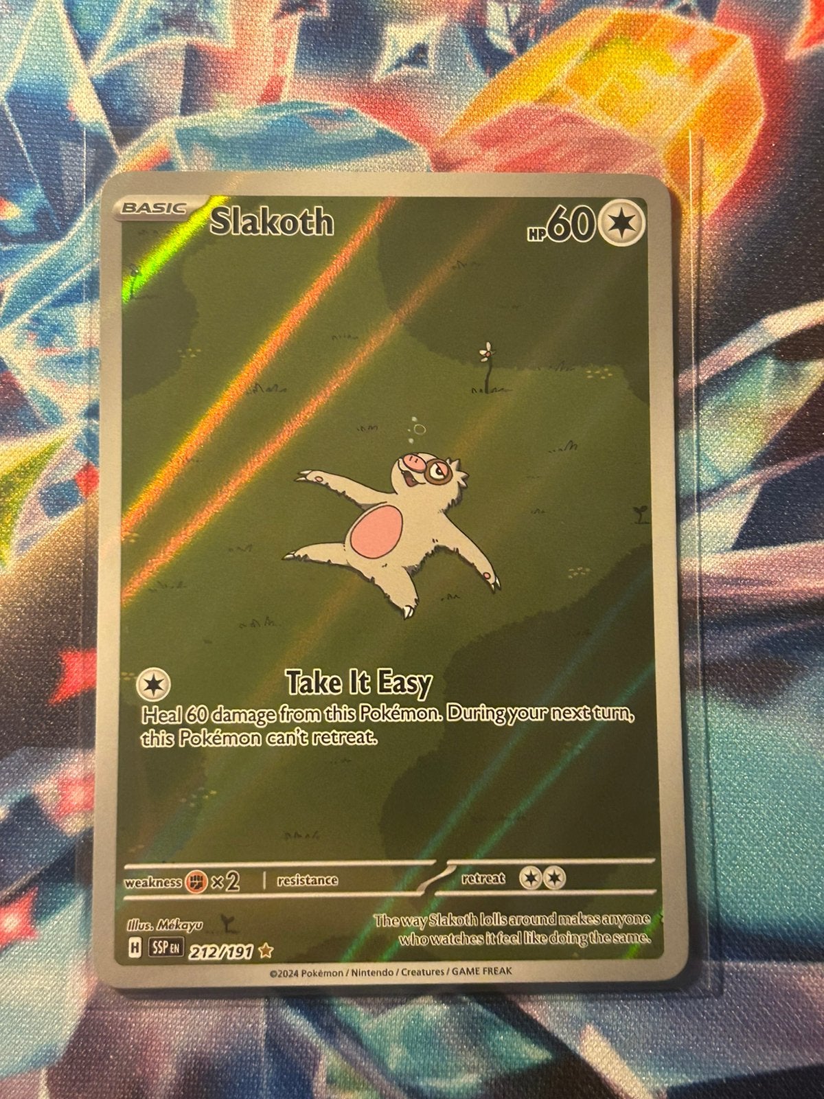 Slakoth Art Rare 212/191, Ophalen of Verzenden, Nieuw, Losse kaart, Foil