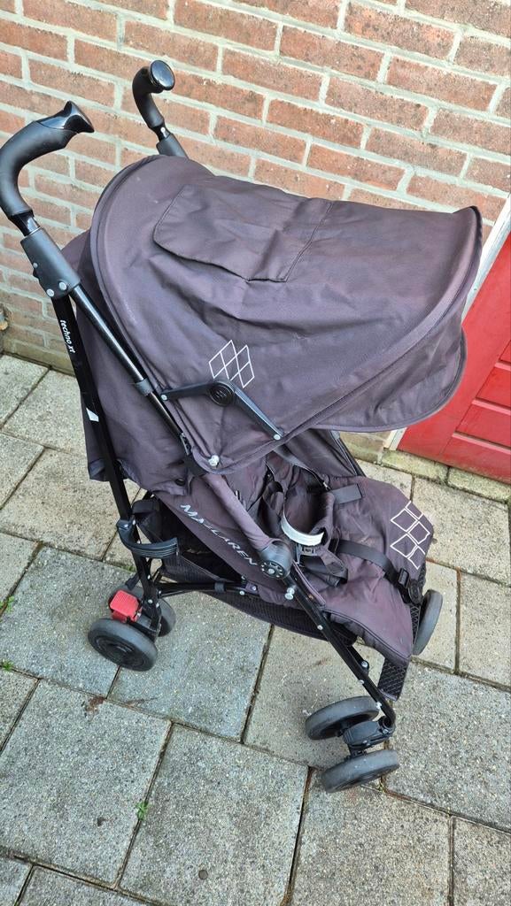 Maclaren Techno XT buggy, Ophalen, Gebruikt, Maclaren, Regenhoes
