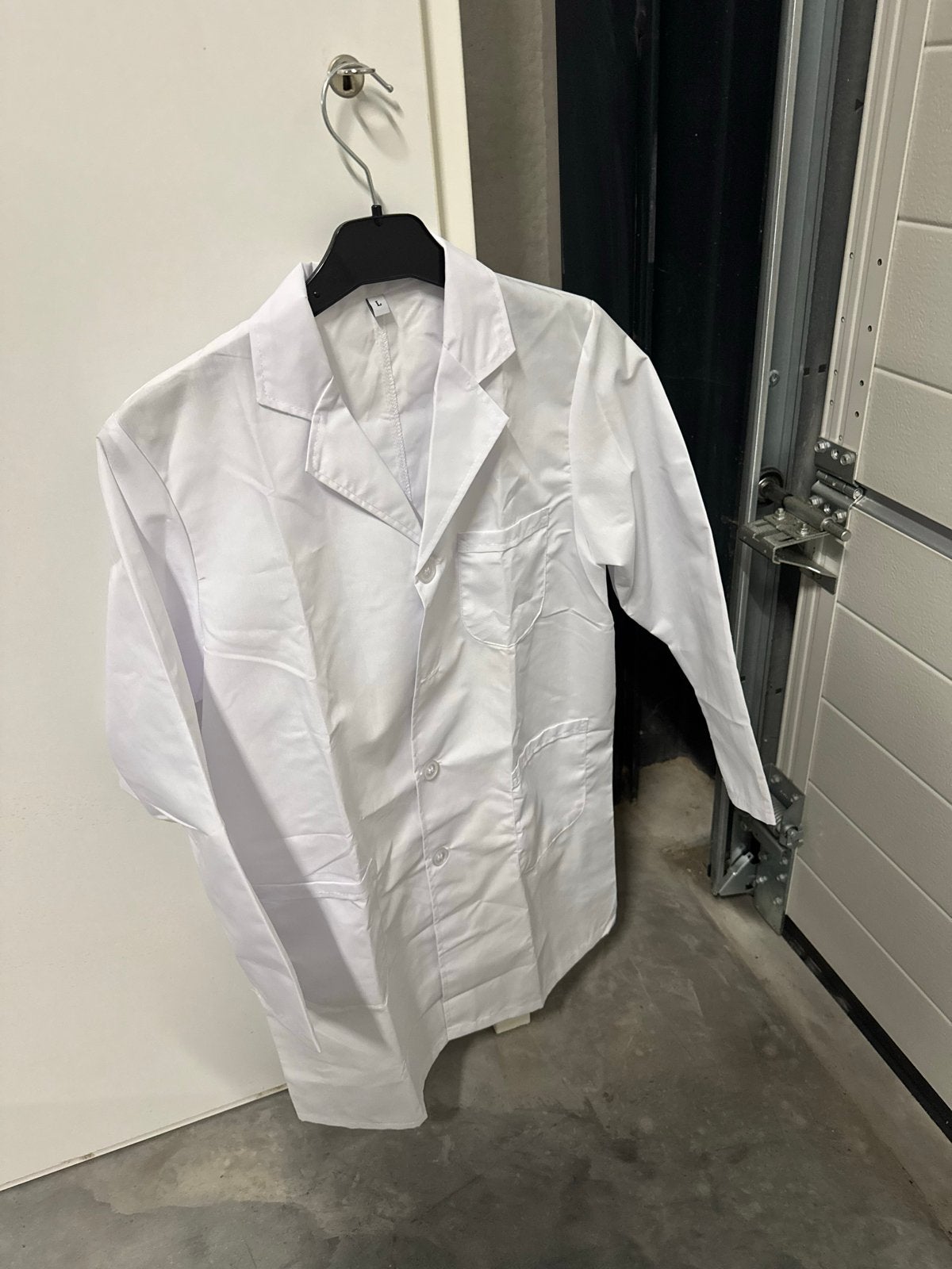 Gloednieuwe witte laboratoriumjas maat L, Ophalen of Verzenden, Nieuw