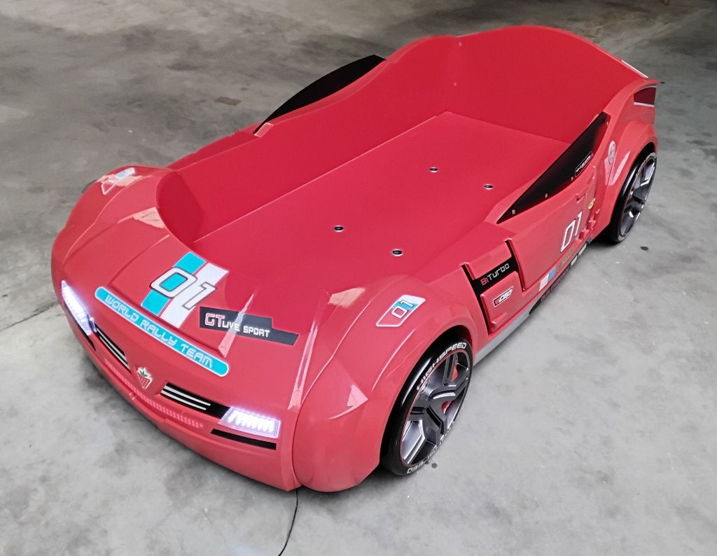 Çilek Biturbo Carbed autobed (Rood), Ophalen, Gebruikt, 100 cm of meer, Matras