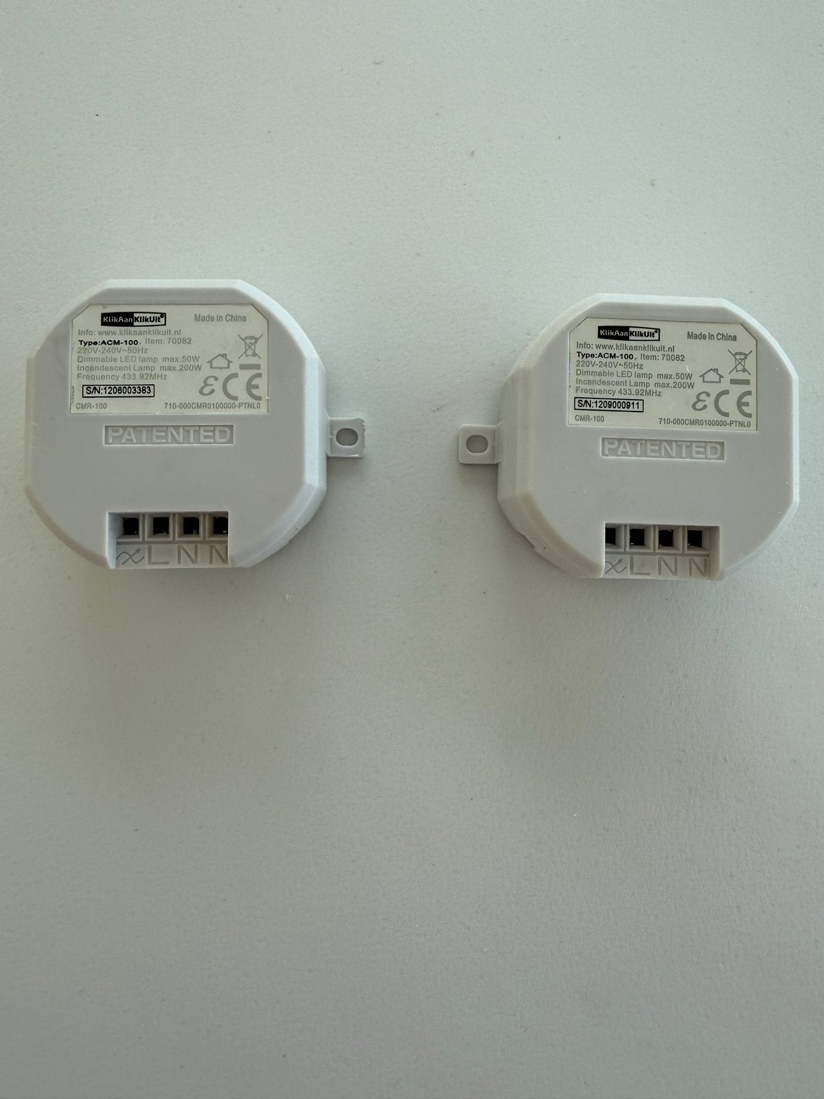 Kikaankruk ACM-100 Draadloze Inbouwdimmer (2 stuks), Ophalen of Verzenden, Zo goed als nieuw, Overige merken, Dimmer