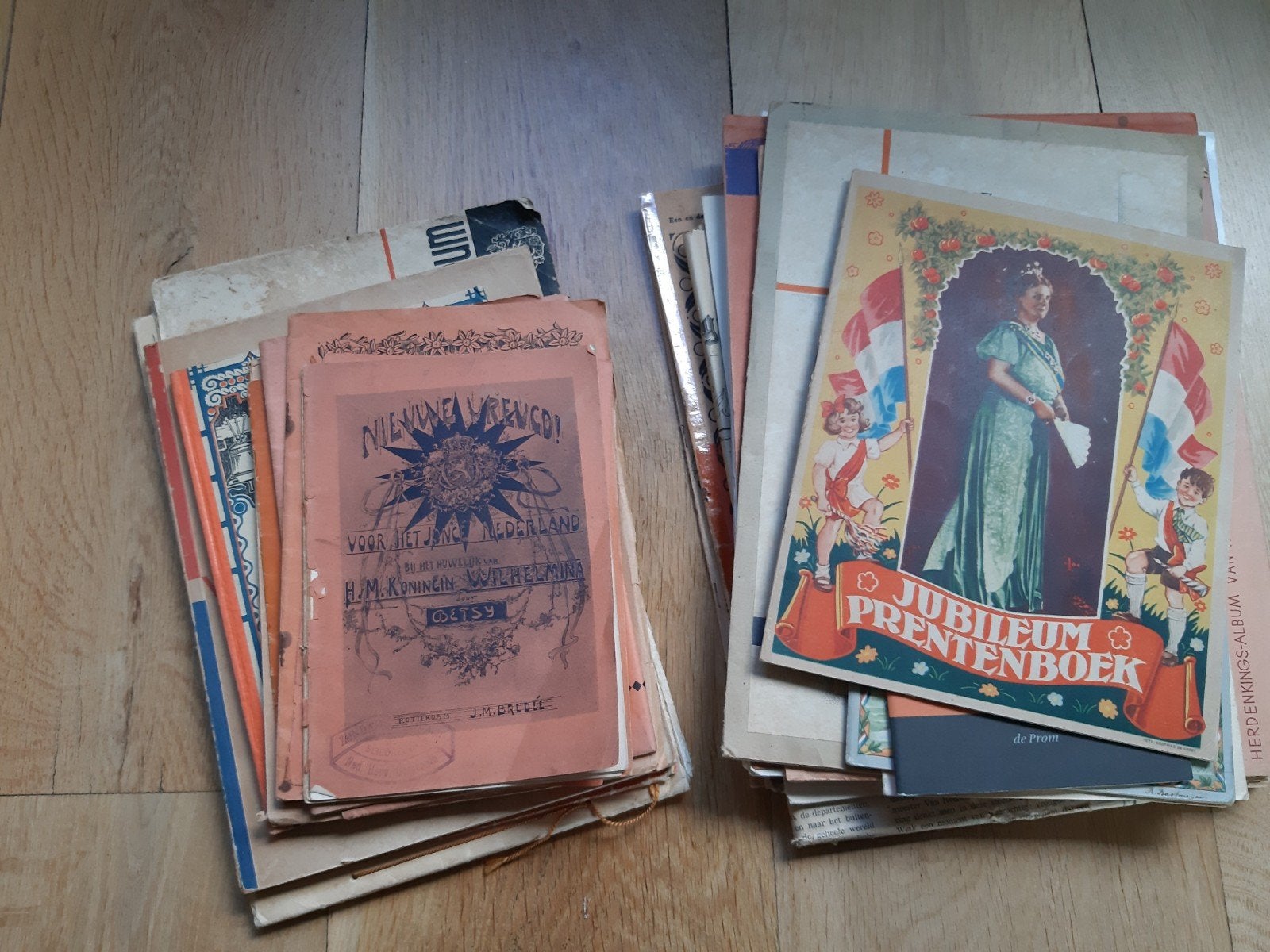 Nederlands Koningshuis verzameling oude albums, platen, etc, Verzamelen, Ophalen of Verzenden, Gebruikt