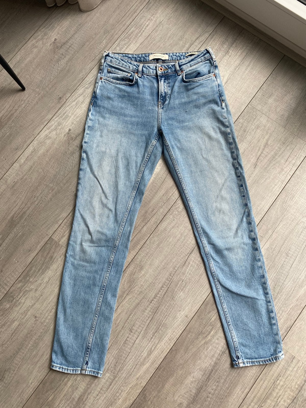 Scotch & Soda lichtblauwe the keeper slim jeans maat 27/34., Ophalen of Verzenden, Zo goed als nieuw, Blauw, W27 (confectie 34) of kleiner