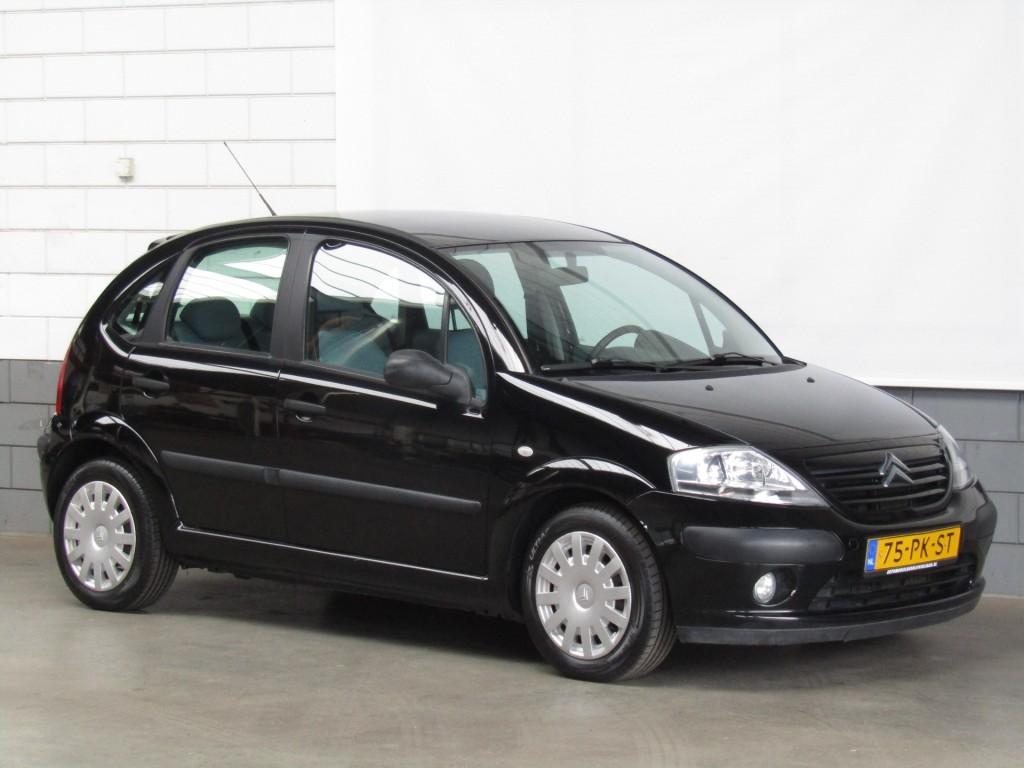 Citroen C3 1.4i Auto., 15 km/l, Airbags, Zwart, Origineel Nederlands