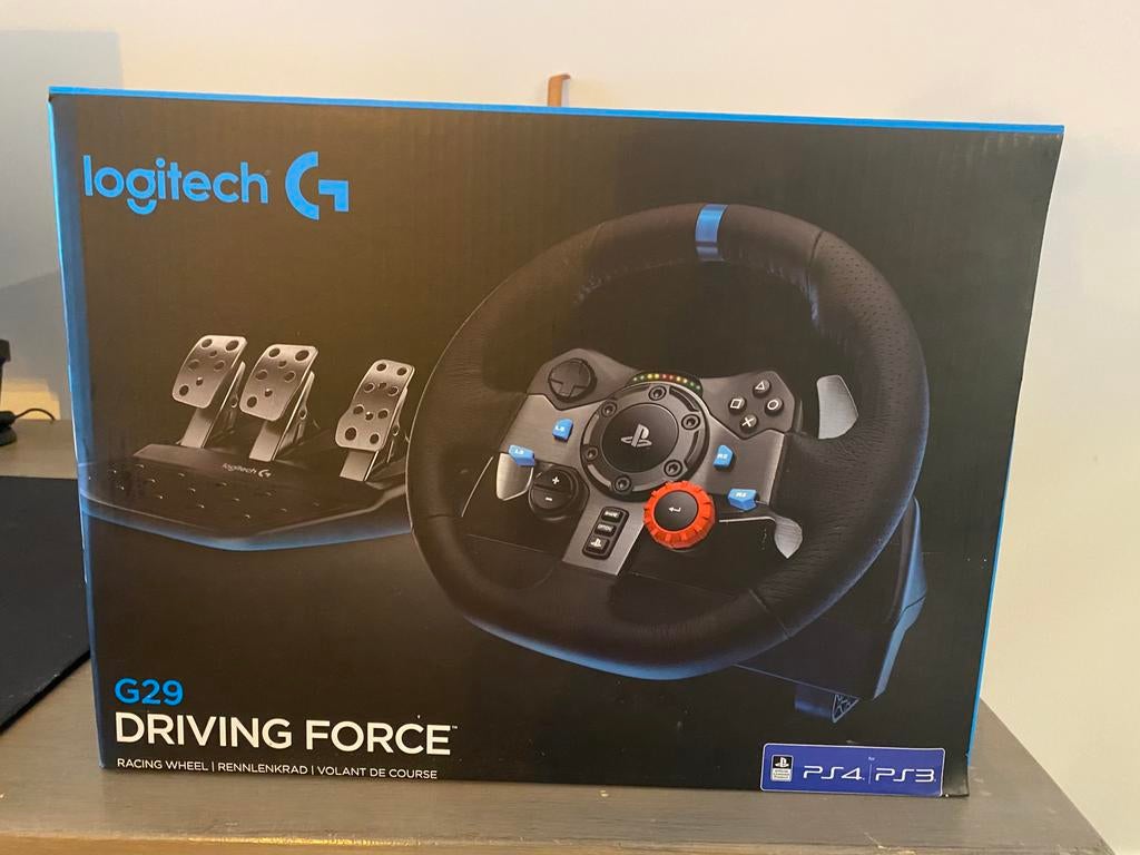 Logitech G29 Driving Force Racing Wheel, Spelcomputers en Games, Ophalen, Zo goed als nieuw