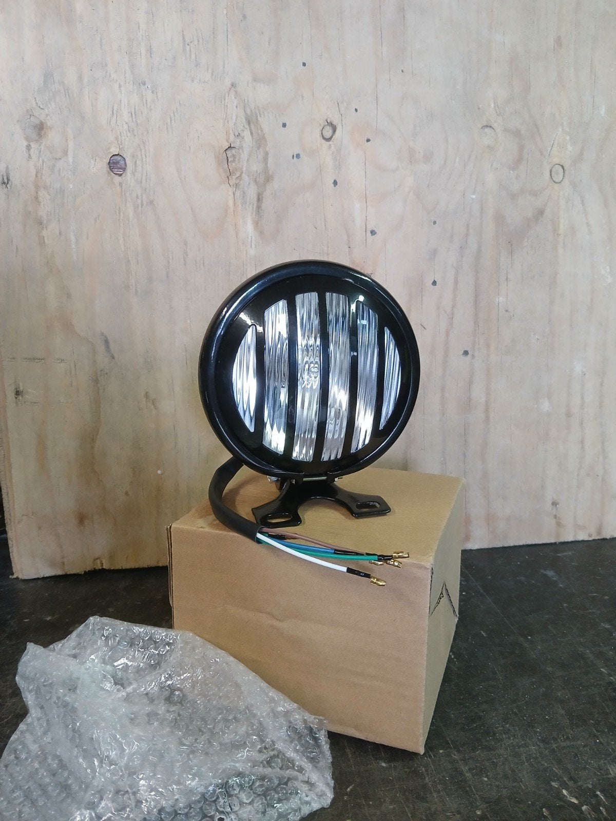 Old Skool bobber caferacer koplamp 13 cm zwart nieuw, Motoren, Ophalen of Verzenden, Nieuw