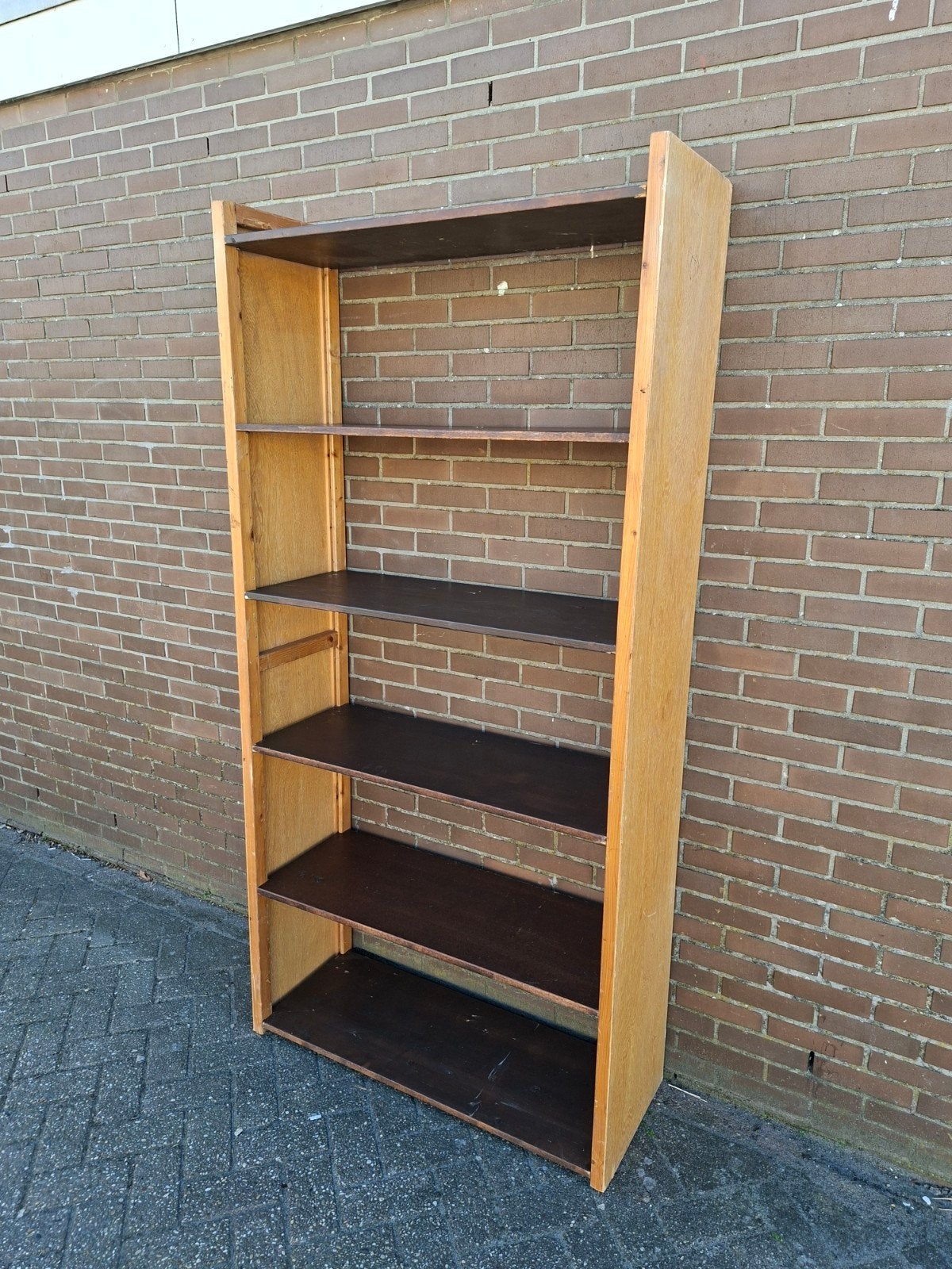 lundia vintage boekenkast., Ophalen, Met plank(en), Gebruikt, 100 tot 150 cm