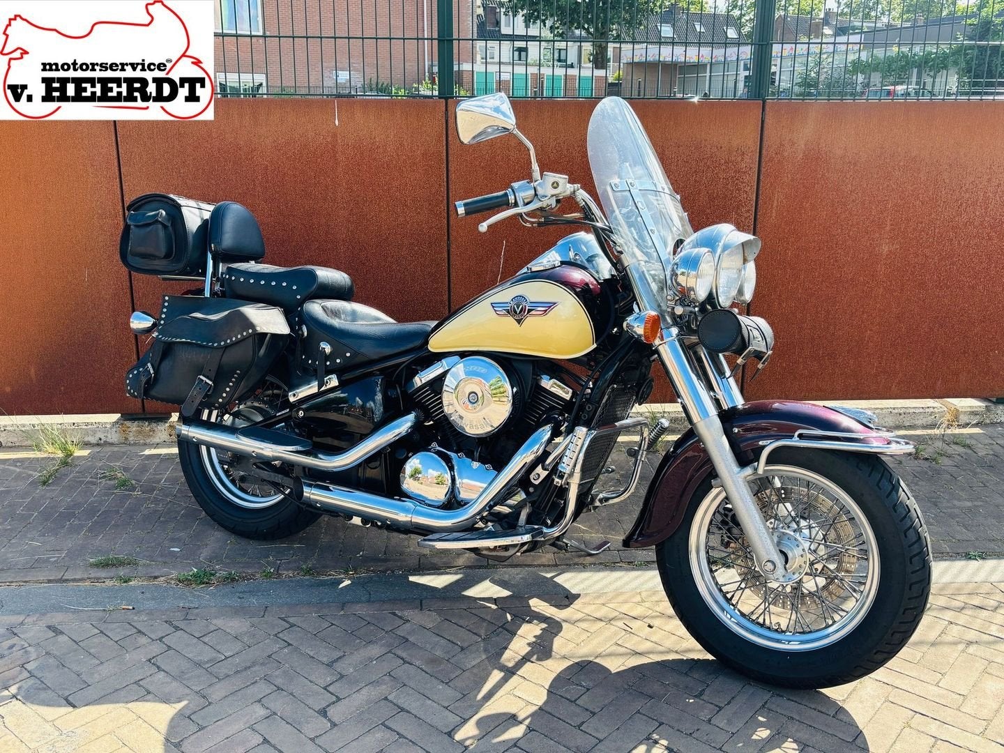 KAWASAKI VN 800 CLASSIC (bj 1997) 64,171 km, Motoren, Motoren | Kawasaki, 2 cilinders, 805 cc, Chopper, Bedrijf