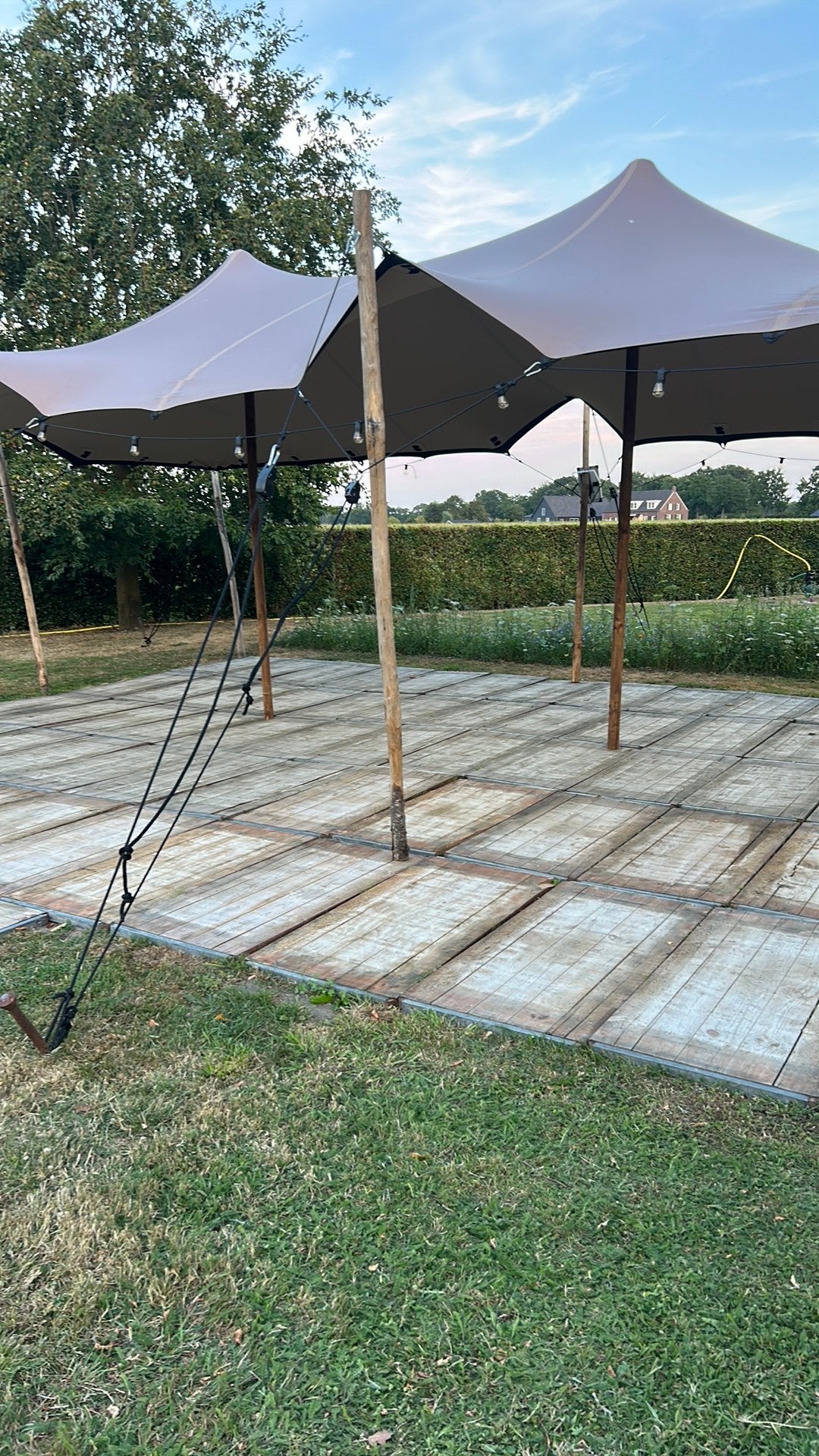 Steenschotten., Tuin en Terras, Terrasdelen en Vlonders, Ophalen, Gebruikt, Hout