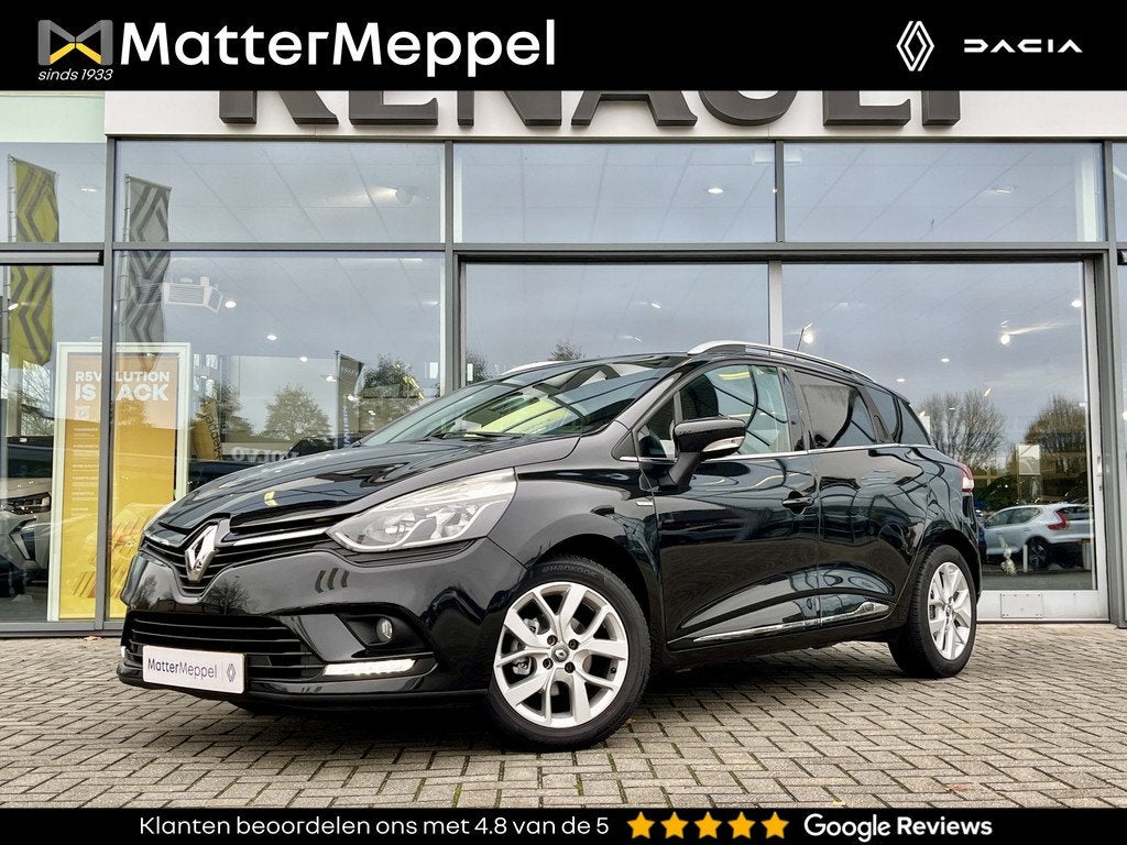Renault Clio Estate 0.9 TCe 90 Limited | Navigatie | Parkeer, Voorwielaandrijving, Gebruikt, 580 kg, Origineel Nederlands