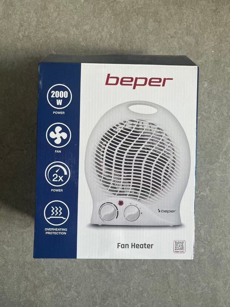 2-in-1 Fan Heater, Cooling Fan in Summer & Heater in Winter, Ophalen, Minder dan 30 cm, Hoog rendement (Hr), Radiator
