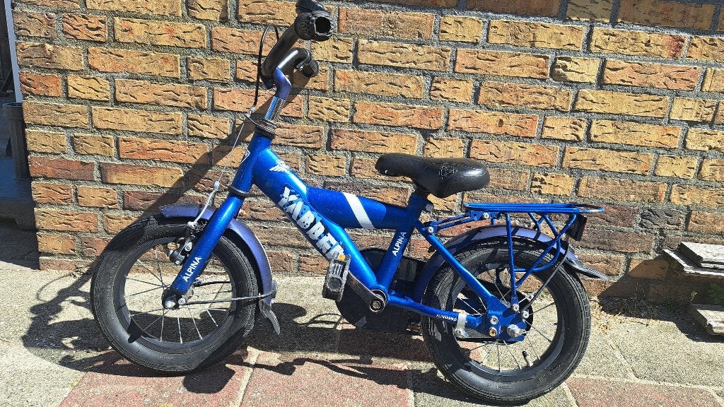 12 inch jongens fiets, Ophalen, Terugtraprem, Gebruikt, Alpina
