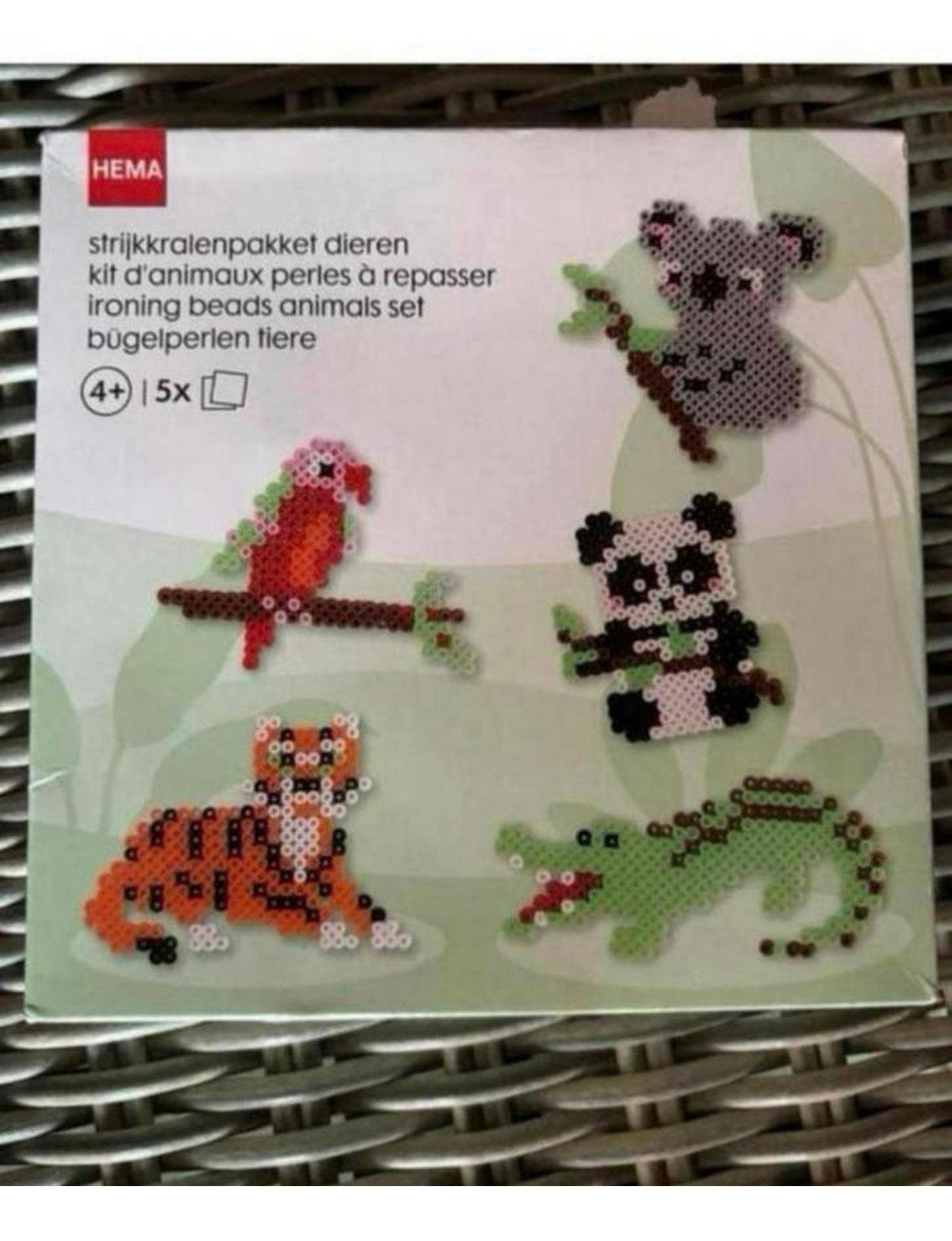 HEMA Strijkkralenpakket Dieren - Knutselset voor Kinderen, Ophalen of Verzenden, Nieuw, Knutselen