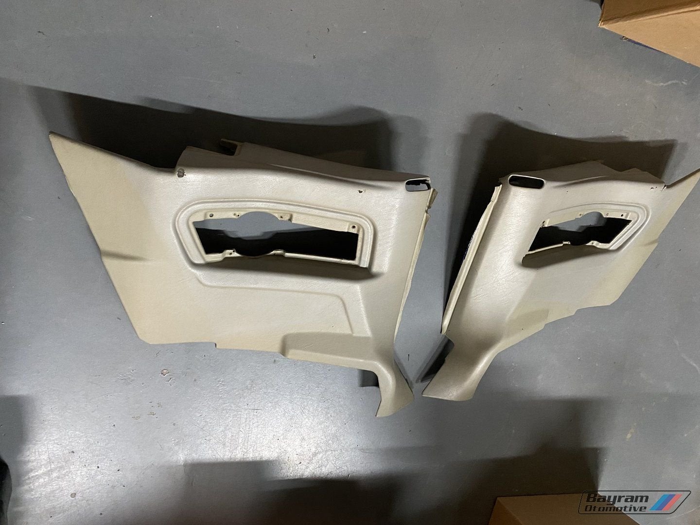 Bmw E30 cabrio achter deurpanelen beige/ grijs 3-serie cabri, Gebruikt, -, -, Ophalen of Verzenden