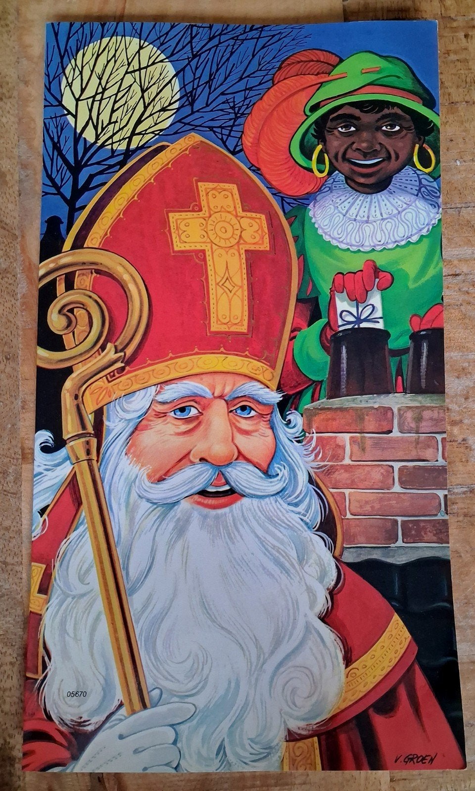 Vintage Sinterklaas prenten en liedjesboek, Diversen, Ophalen of Verzenden
