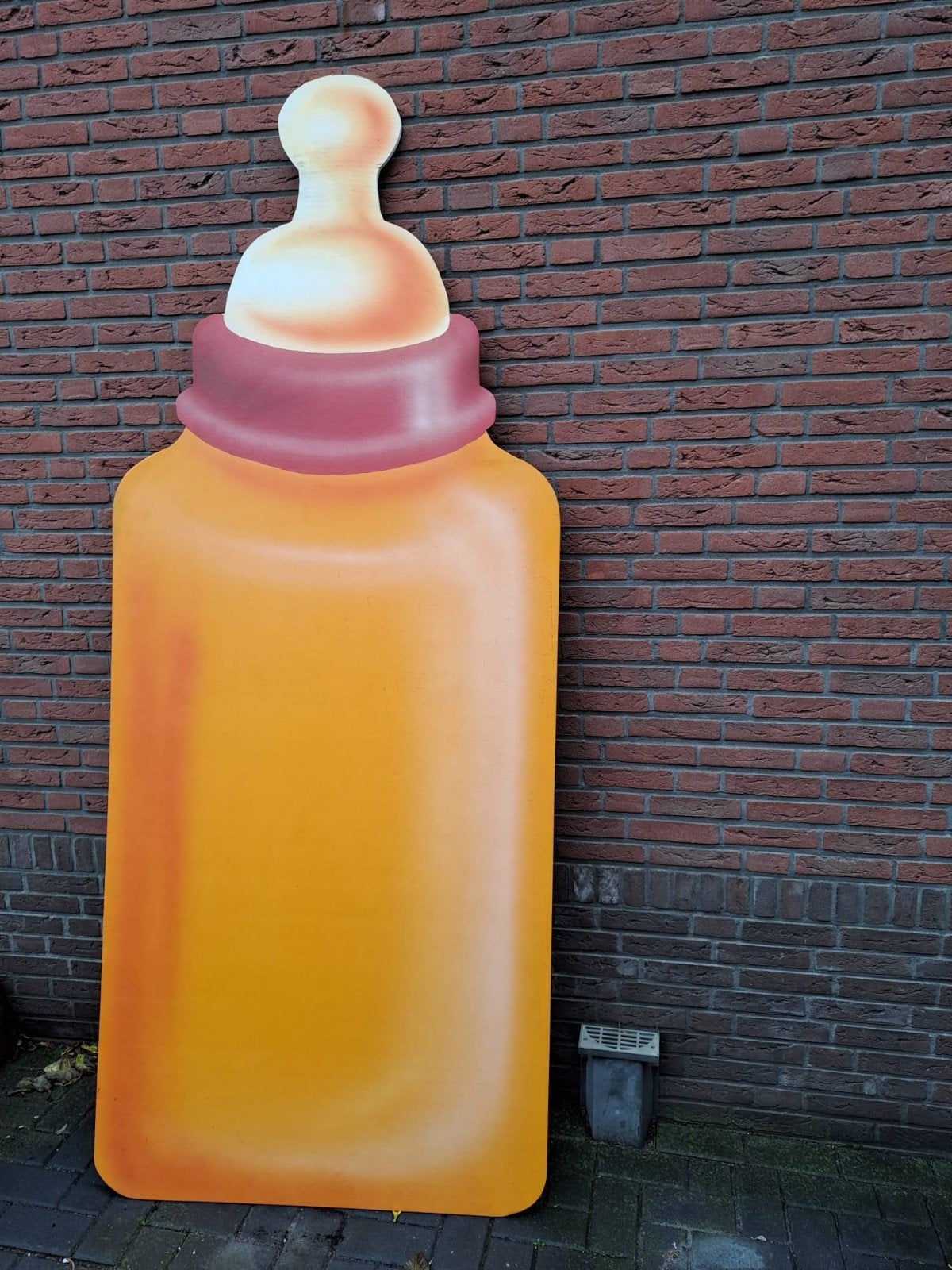 Geboortebord Babyfles - Ideaal voor Geboorteaankondiging, Ophalen, Gebruikt