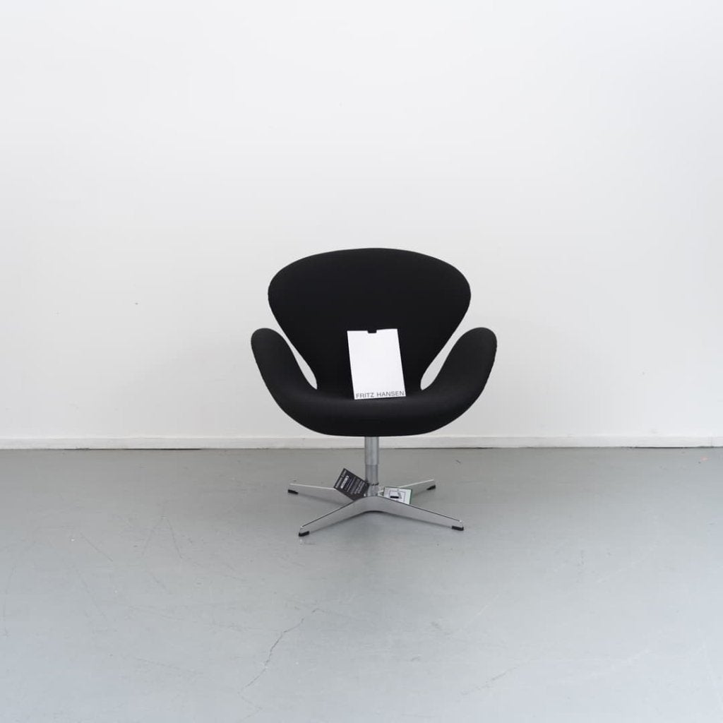 Fritz Hansen Swan Chair Stoel Zwart Stof, Niet ingevuld, Nieuw, Niet ingevuld, Niet ingevuld