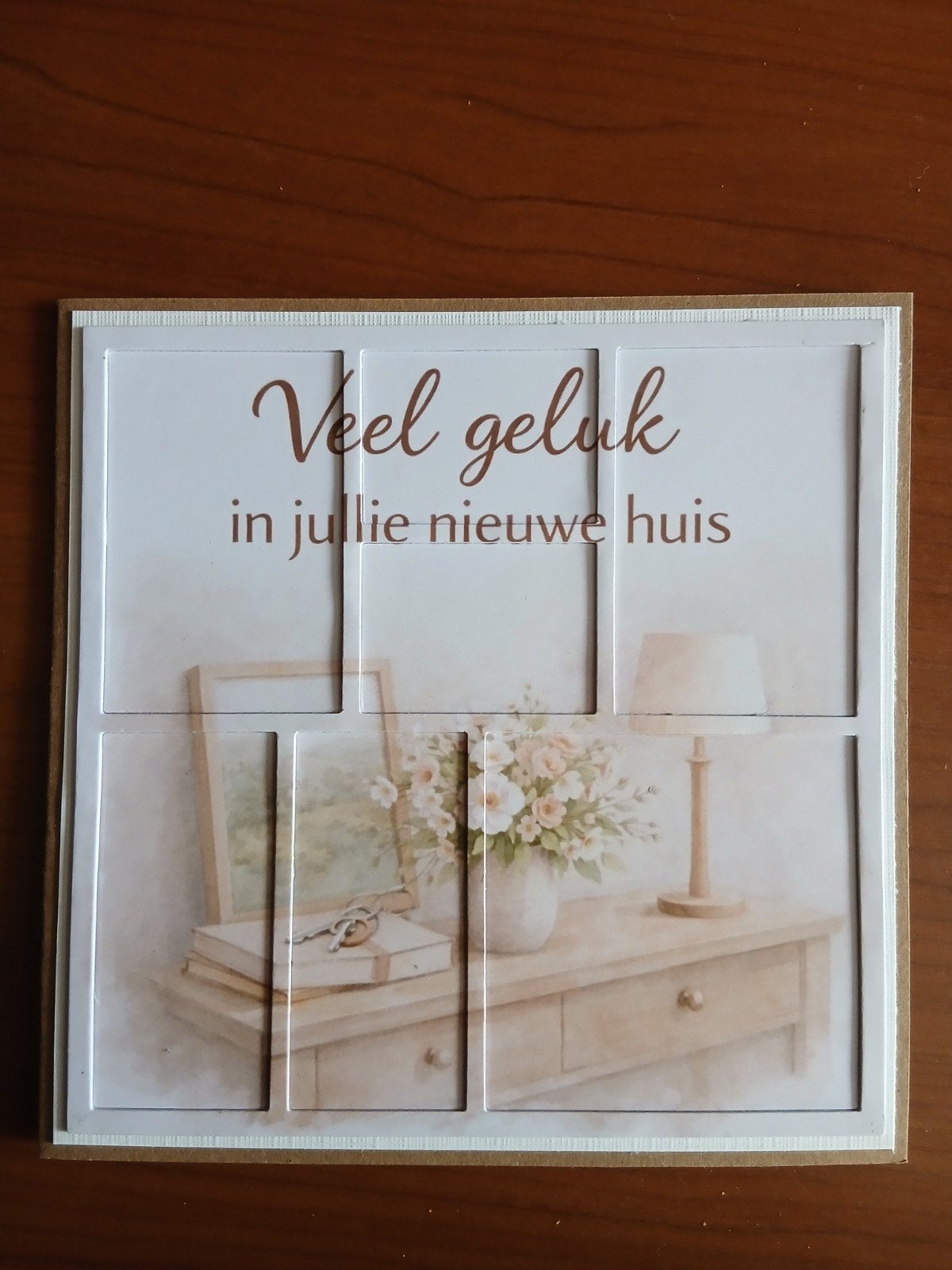 Kaart veel geluk in jullie nieuwe huis 3 = 1,75, Ophalen of Verzenden, Nieuw, Overige thema's