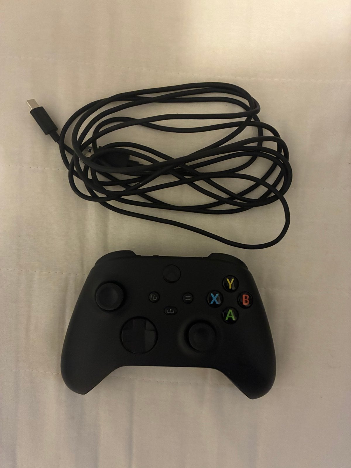 Originele Microsoft Xbox Wireless Controller + USB-C Kabel, Ophalen, Zo goed als nieuw, Controller, Xbox Original