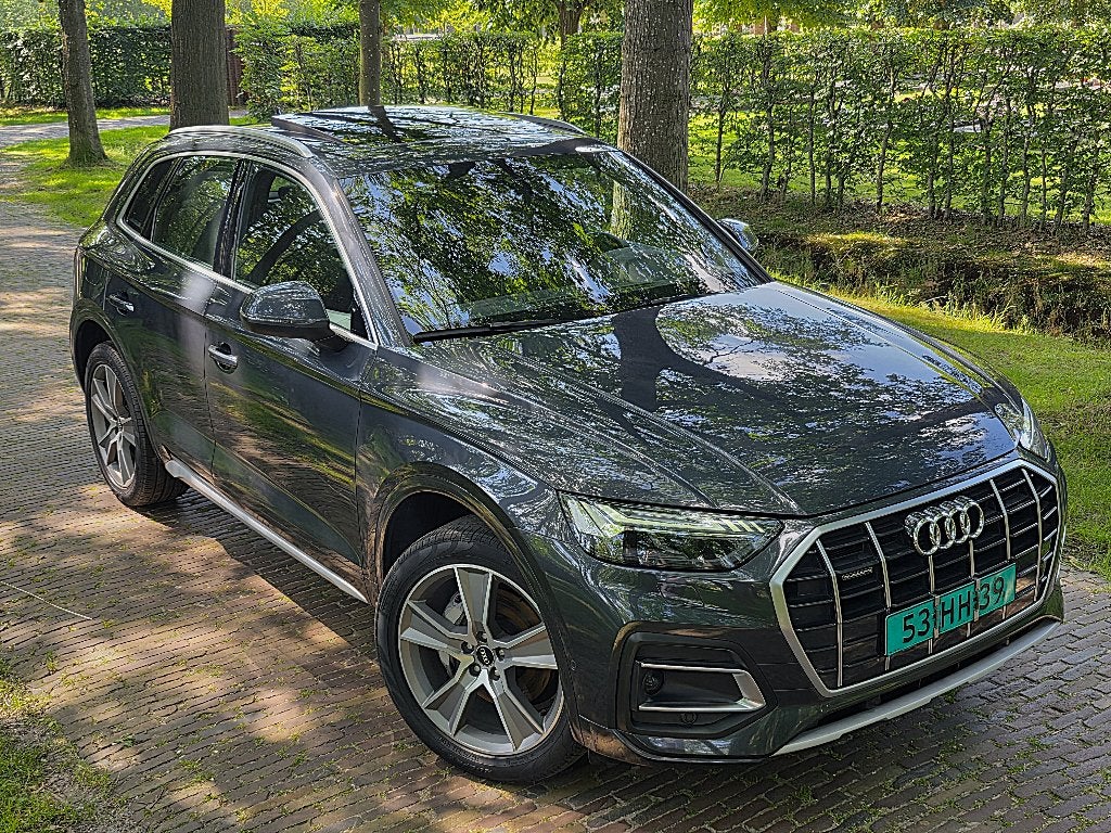 Audi Q5 50 Tfsi e Quattro 2023 Trekhaak | PANO | LED MATRIX, Auto's, Automaat, Stof, Zwart, Plug-in hybride