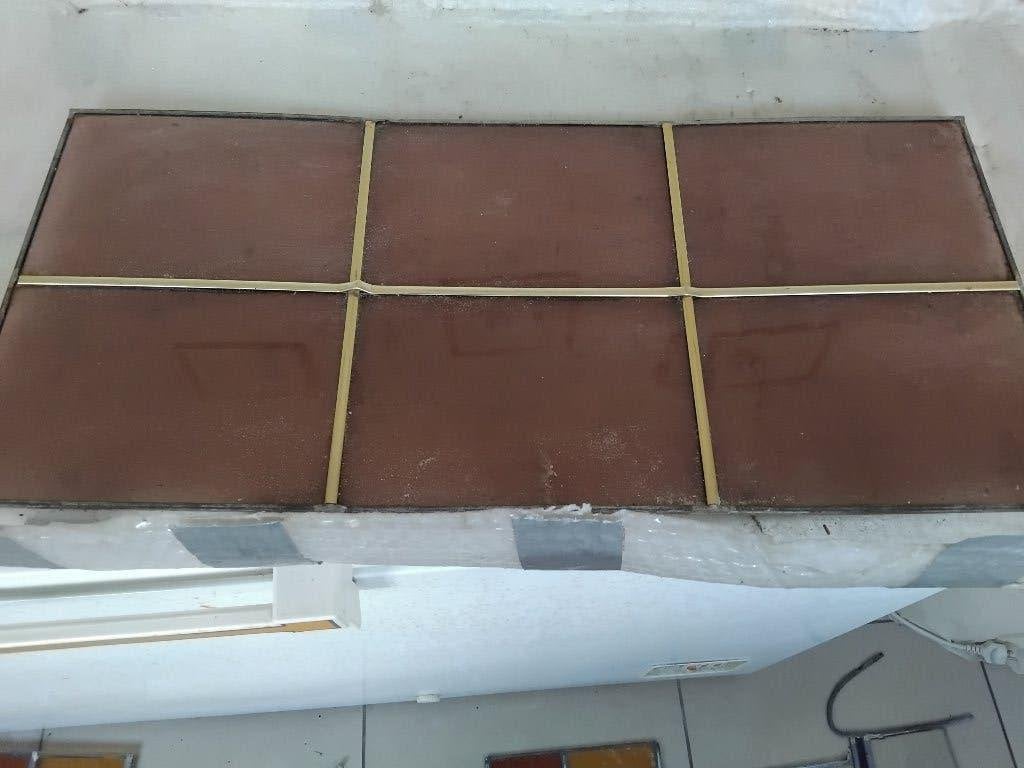 glas in lood, Ophalen, Gevelraam of Ruit, Gebruikt, Minder dan 80 cm