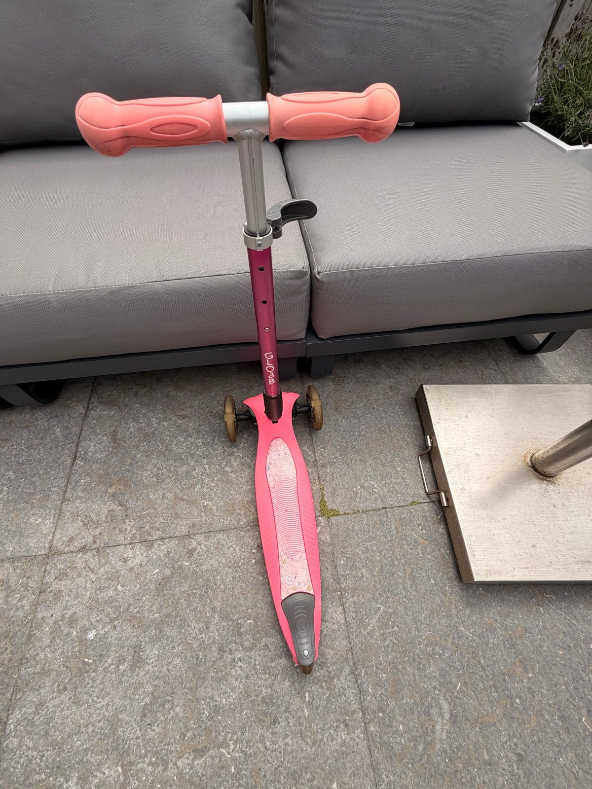 Roze Globber step voor kinderen, Fietsen en Brommers, Steps, Ophalen, Gebruikt, Gewone step