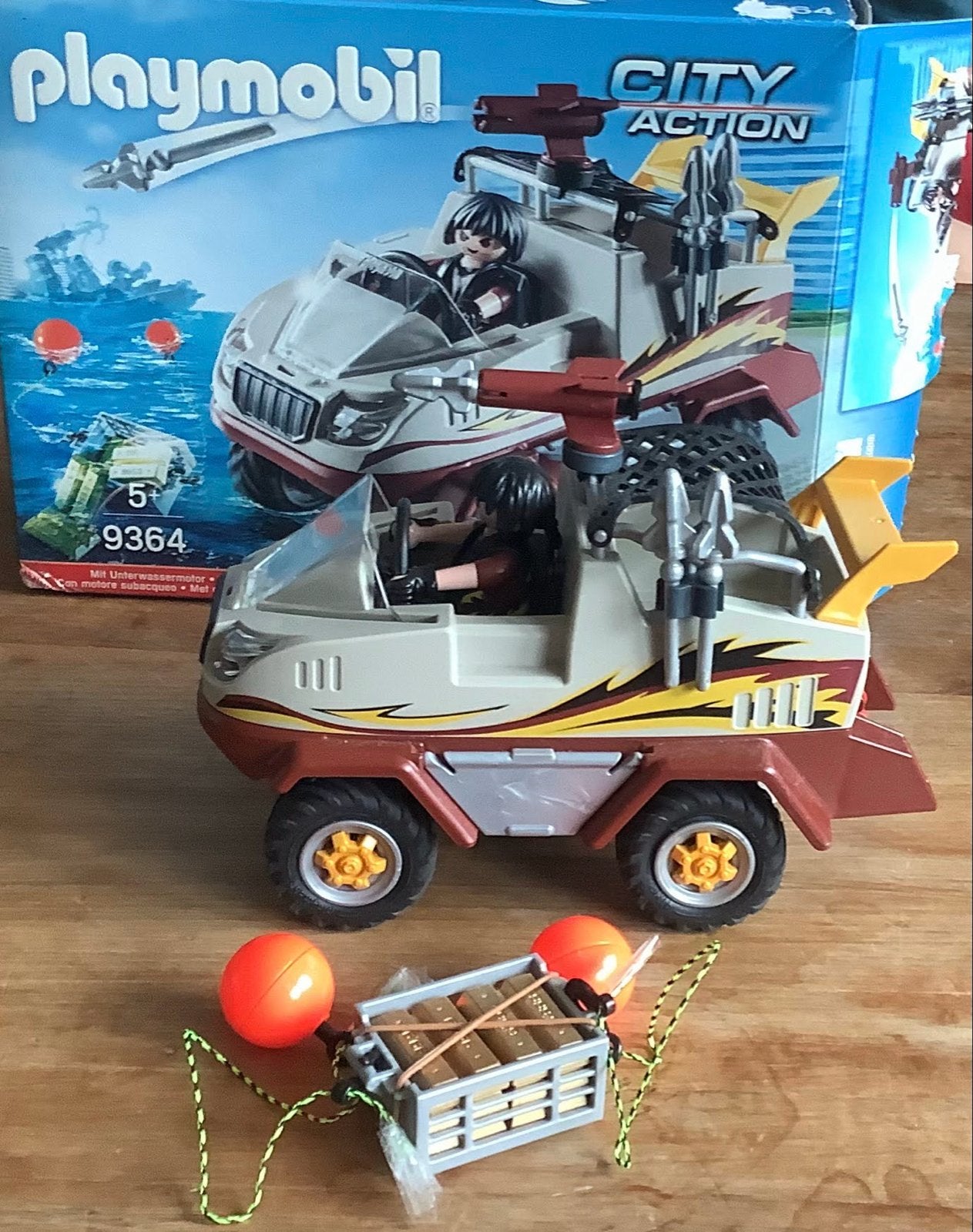 Playmobil City Action 9364 Onderwatermotor met schat, Ophalen, Complete set, Voertuig, Zo goed als nieuw