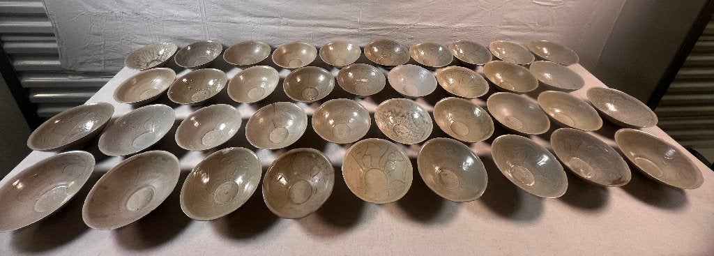 Chinees Song Celadon kommen (38 stuks), Antiek en Kunst, Antiek | Porselein, Ophalen