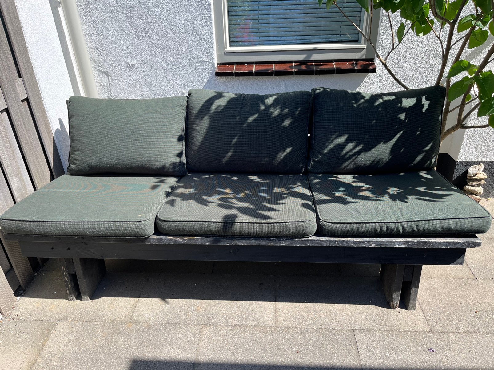 Tuinbank steigerhout, Ophalen, Gebruikt, Hout