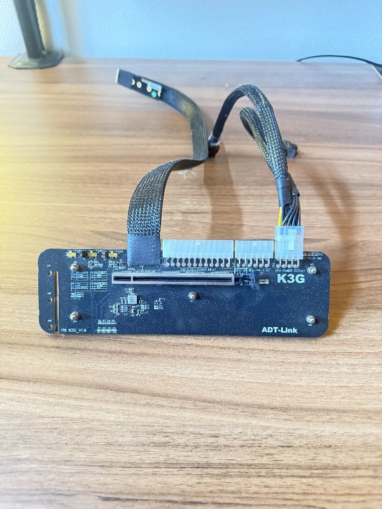 ADT-Link K3G eGPU Adapter – PCIe x16 GPU Riser, Computers en Software, Overige soorten, PCI-Express 4, Ophalen of Verzenden, Overige chipsets