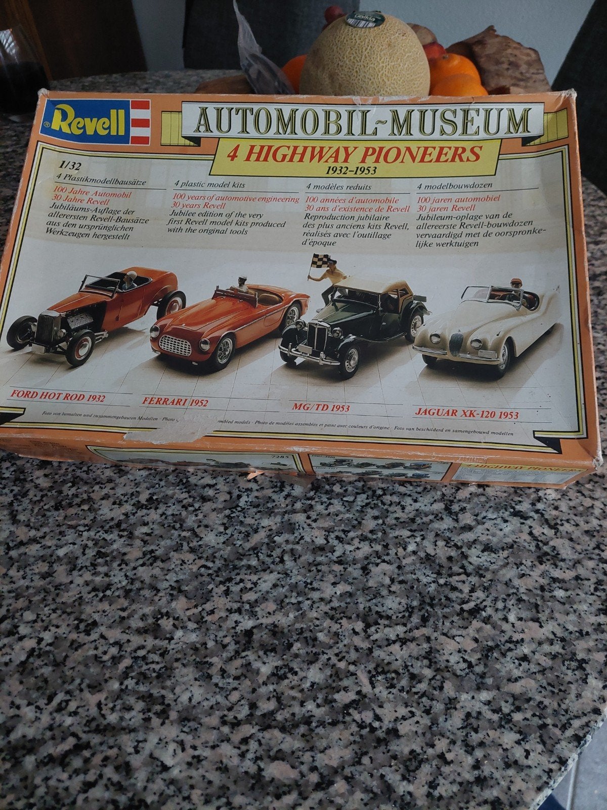 REVELL 1/32 4 HIGHWAY PIONEERS 1932-1953 INGST, Auto, Revell, Groter dan 1:32, Nieuw