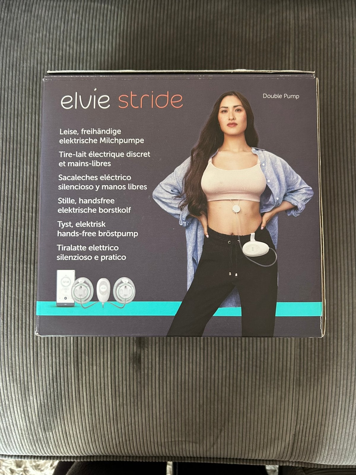 Elvie Stride dubbele handsfree borstkolf, Kinderen en Baby's, Ophalen, Dubbelzijdig, Borstkolf, Zo goed als nieuw