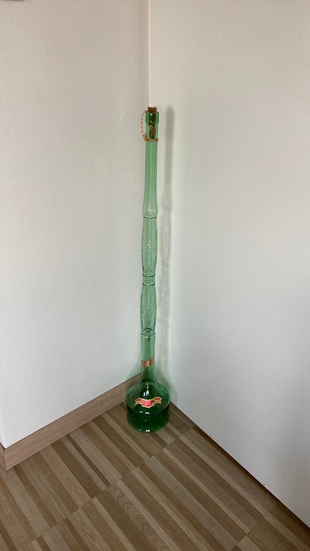 Chianti vintage wijnfles 115 cm, Ophalen, Gebruikt, 115 cm