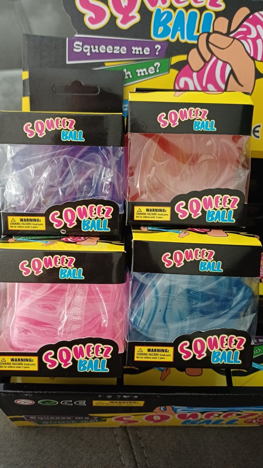 Squeez cube marmer look roze, Ophalen of Verzenden, Nieuw, Jongen of Meisje