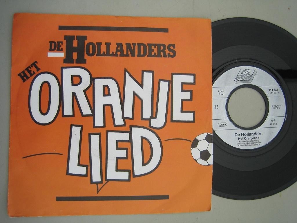 Hollanders - Oranjelied, Ophalen of Verzenden, Gebruikt, 7 inch, Levenslied of Smartlap