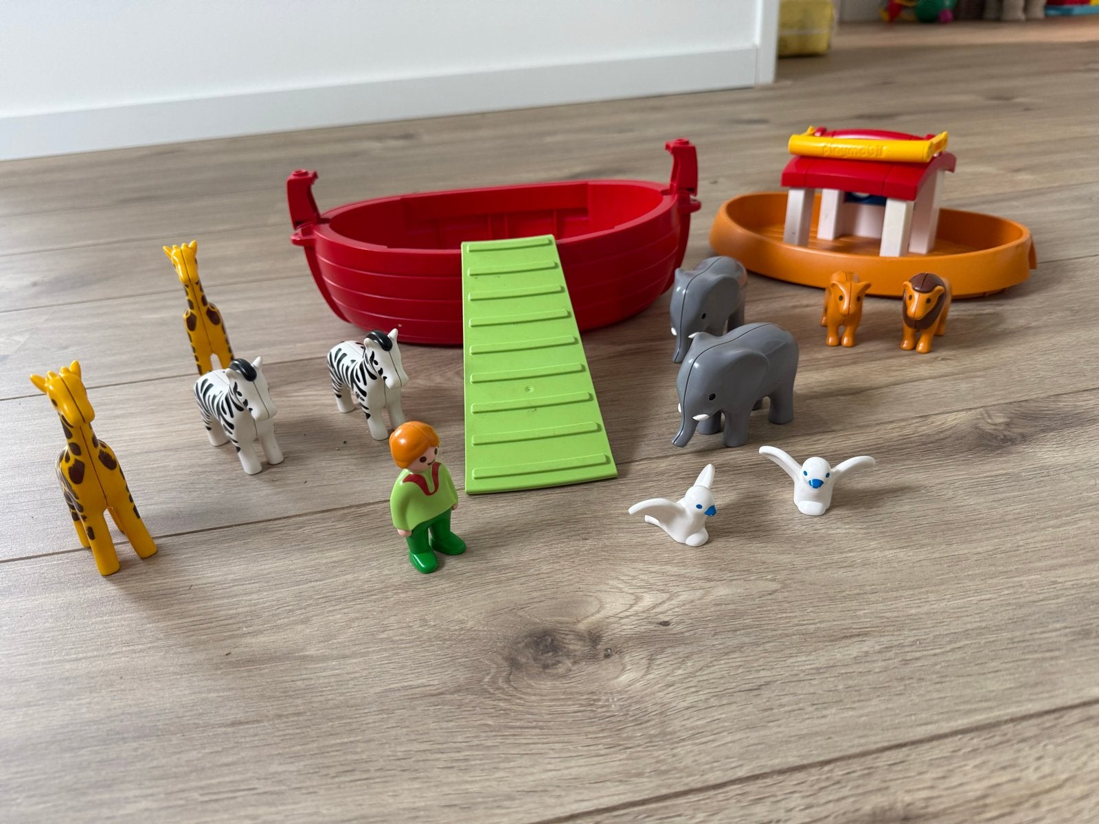 Playmobil Ark van Noach met dieren en figuur, Kinderen en Baby's, Speelgoed | Playmobil, Complete set, 1.2.3, Ophalen of Verzenden