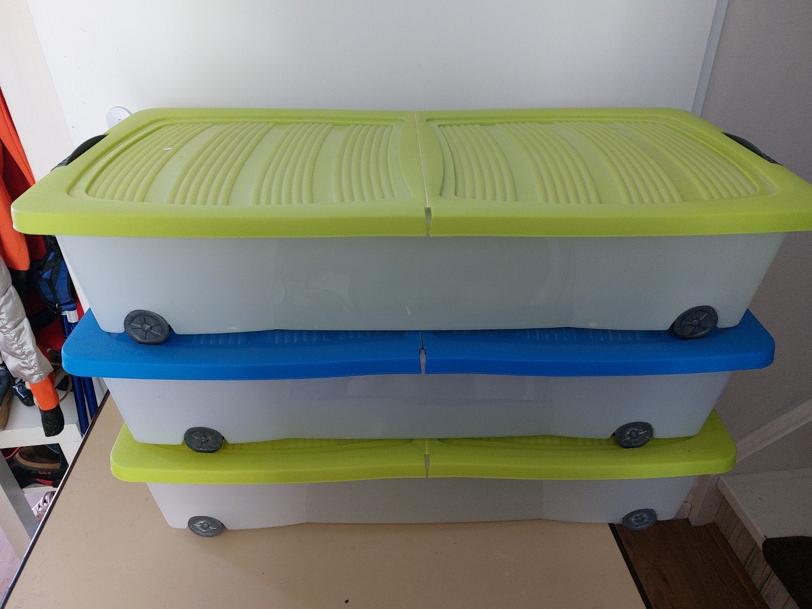 3 opbergbakken, Ophalen, 75 tot 100 cm, Bak of Kist, Minder dan 35 cm