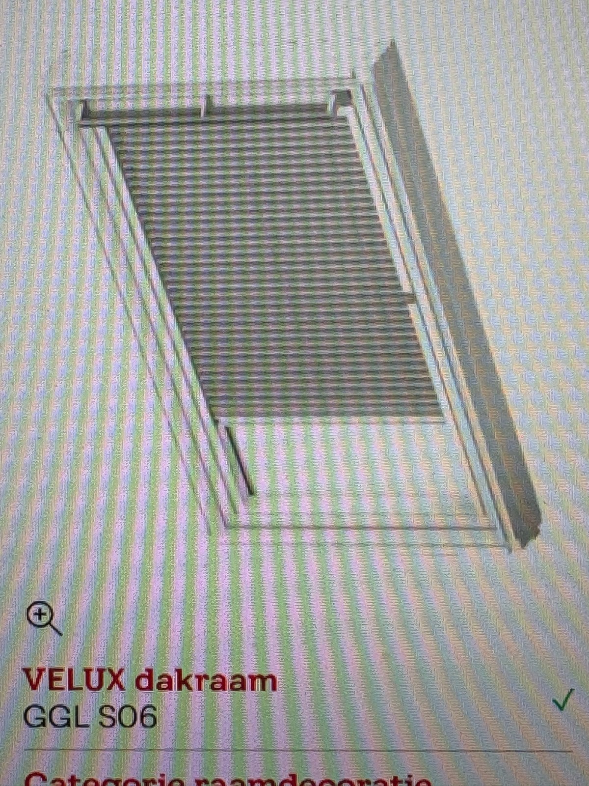 VELUX Jaloezie, Ophalen, Jaloezie, Gebruikt, Overige merken