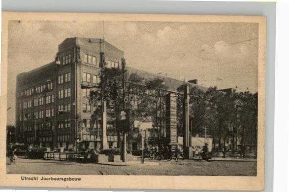 Utrecht Jaarbeursgebouw nu Muziekcentrum Vredenburg zie info, Verzenden, 1920 tot 1940, Gelopen, Utrecht