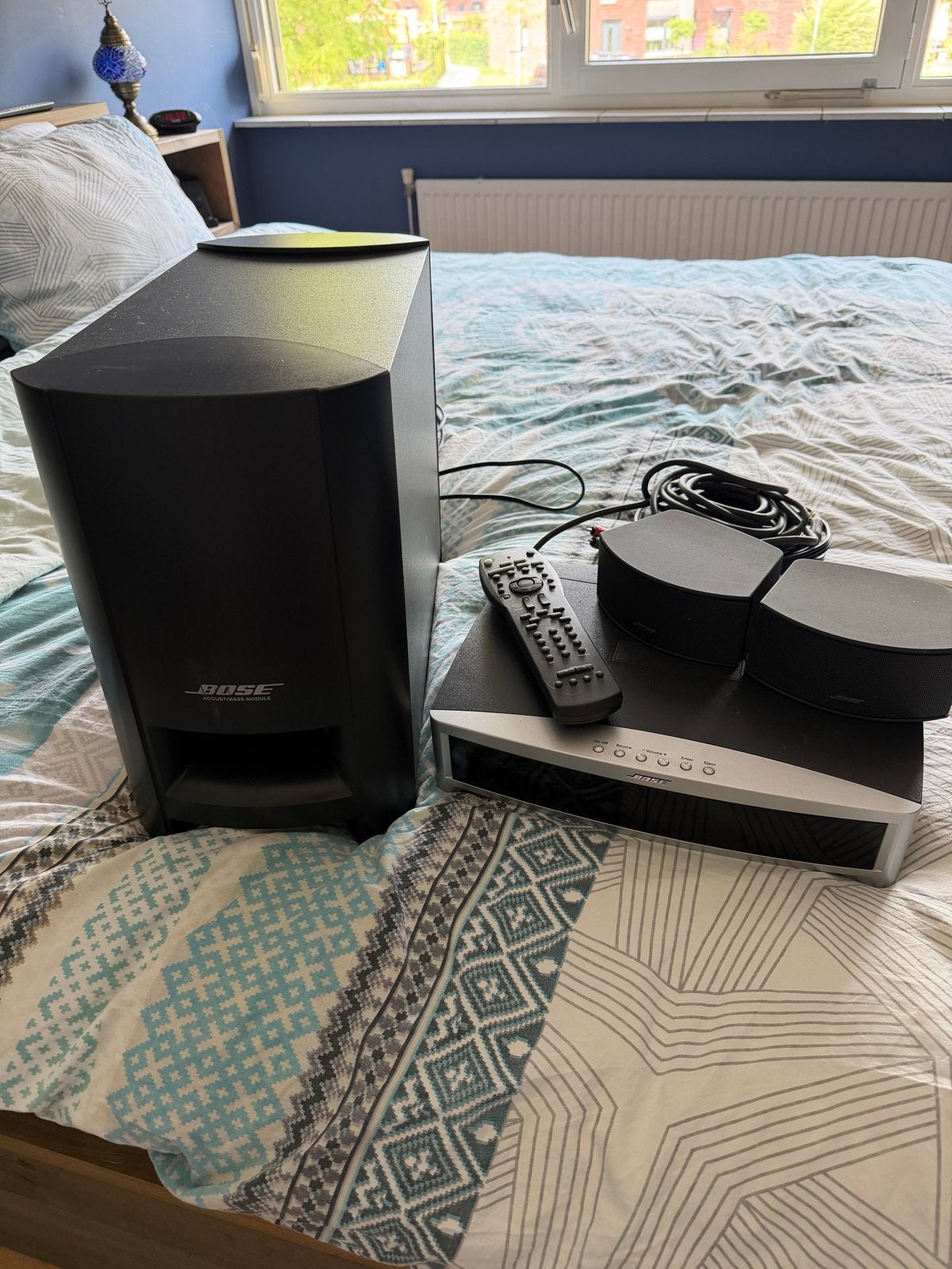 Compleet Bose 3-2-1 Mediacenter met DVD-speler, Gebruikt, 2.1-systeem, Dvd-speler, Ophalen