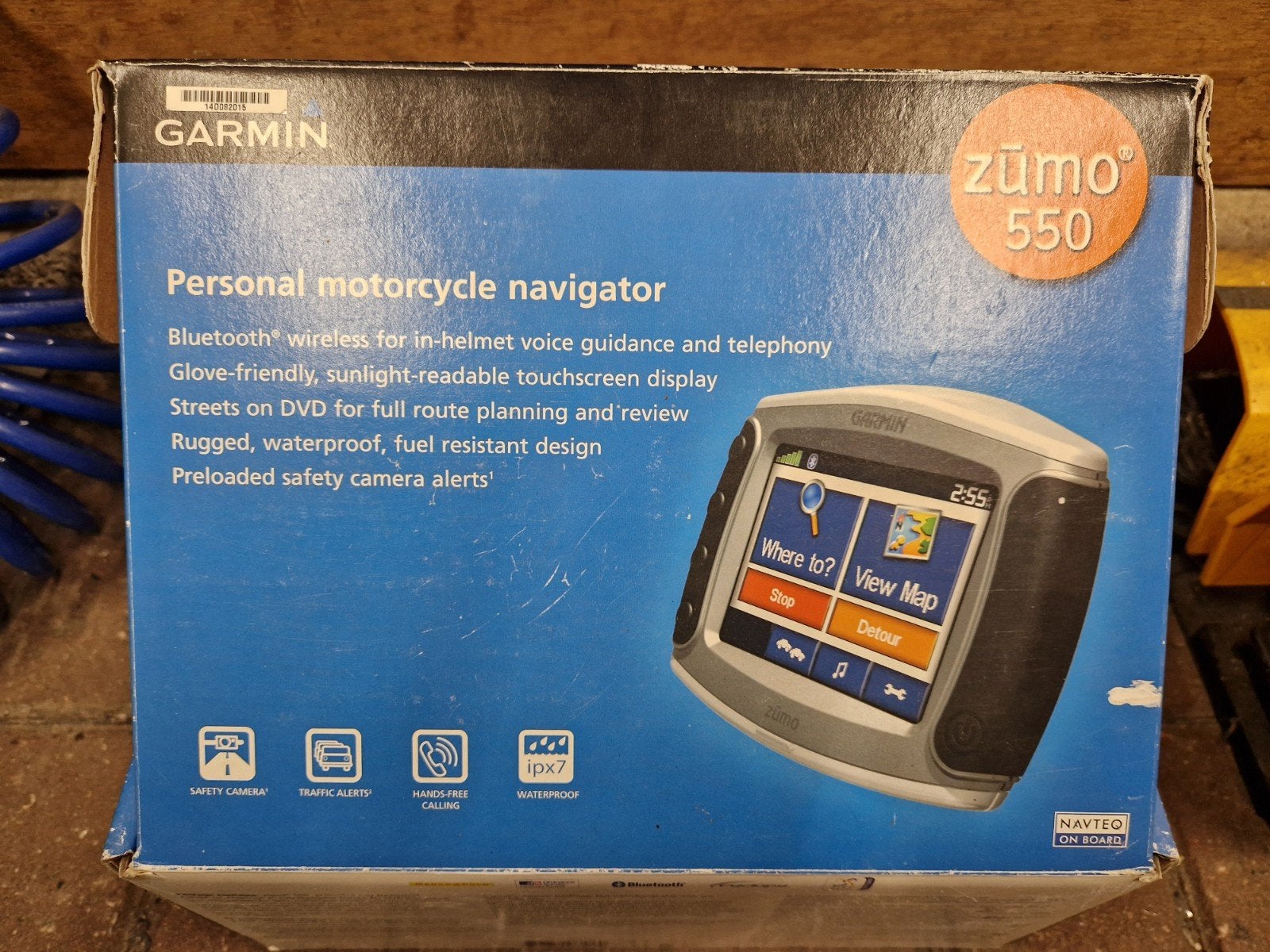 Garmin Zumo 550 navigatie inclusief accessoires, Ophalen of Verzenden, Gebruikt