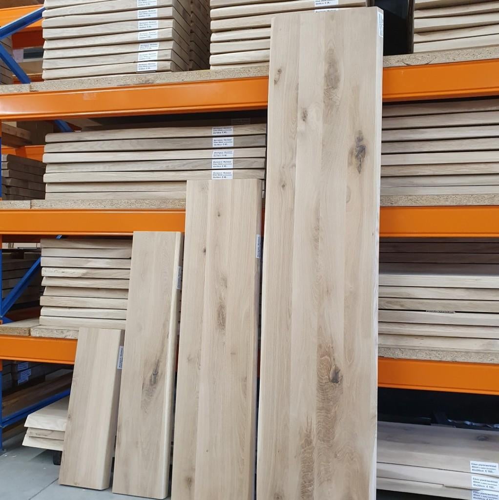 Eikenhout | wandplank | eiken plank | 40mm | werkblad | boom, Ophalen, Nieuw