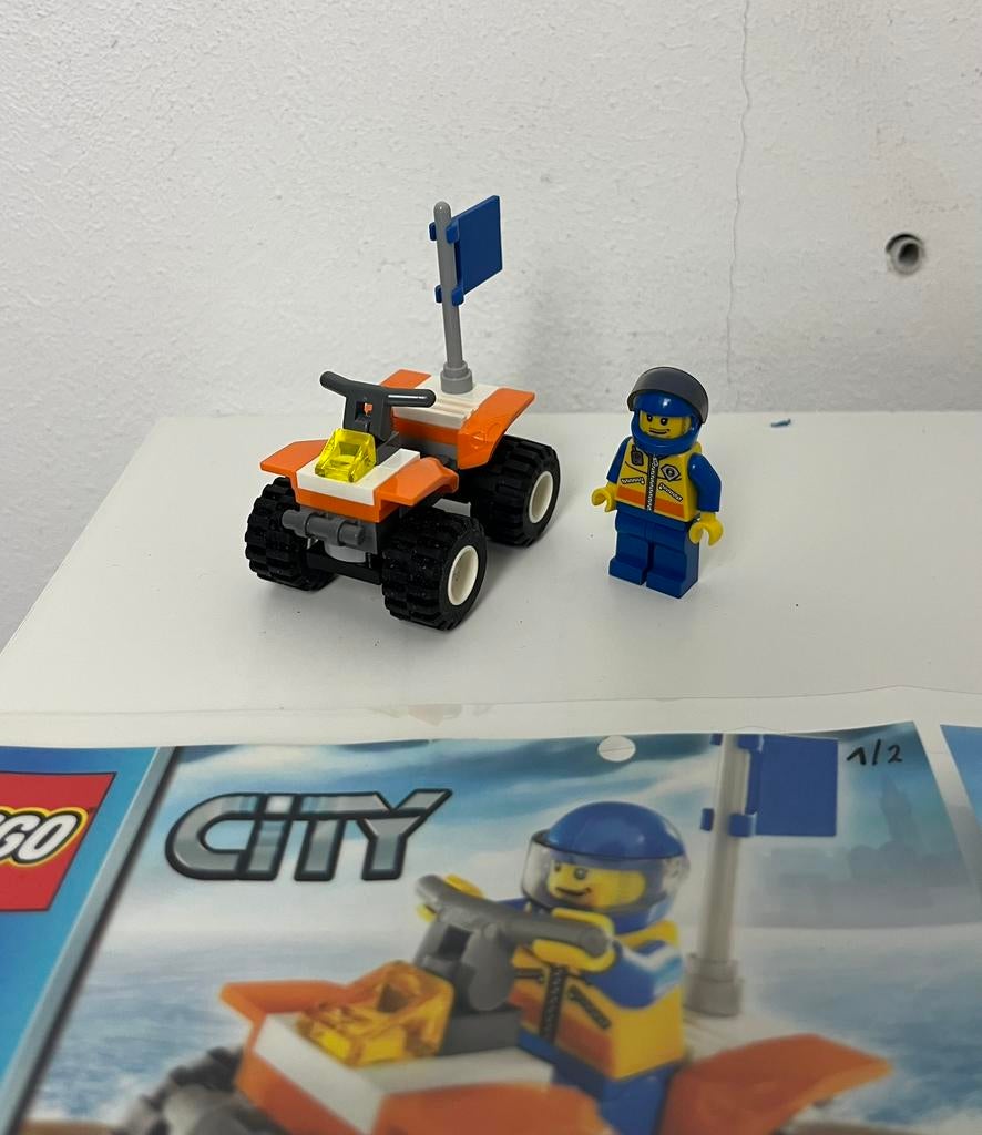 Lego City 7736 kustwachtquad set, Compleet, City, Lego, Ophalen of Verzenden