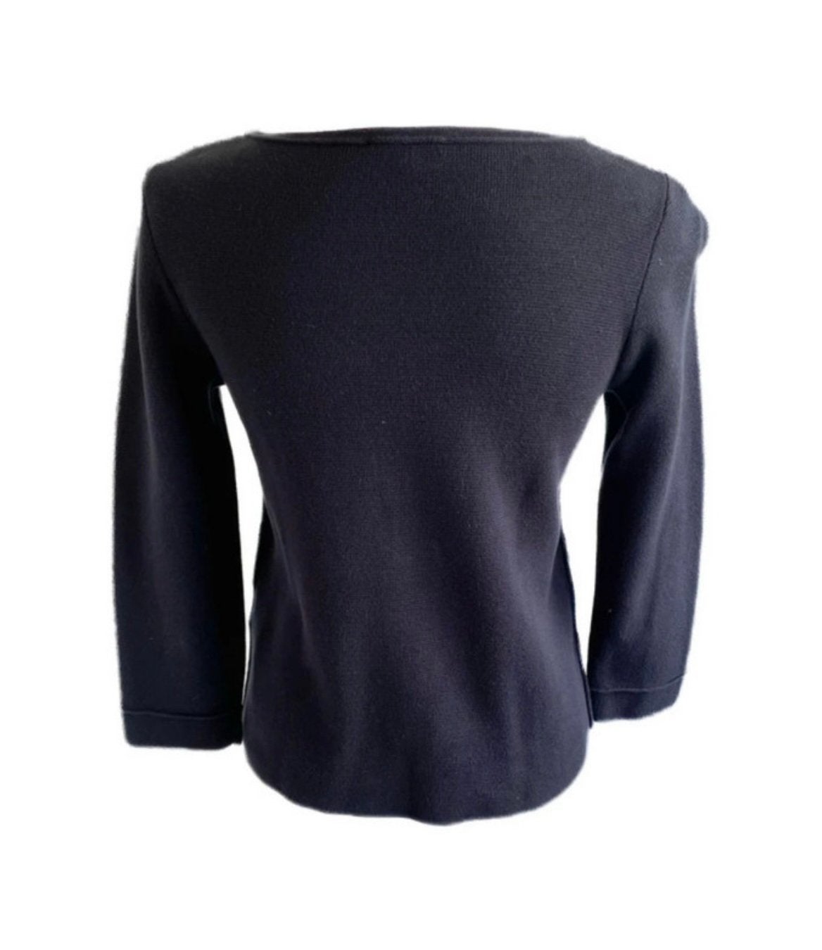 Purdey donkerblauwe katoenen trui S, Blauw, Ophalen of Verzenden, Zo goed als nieuw, Maat 36 (S)