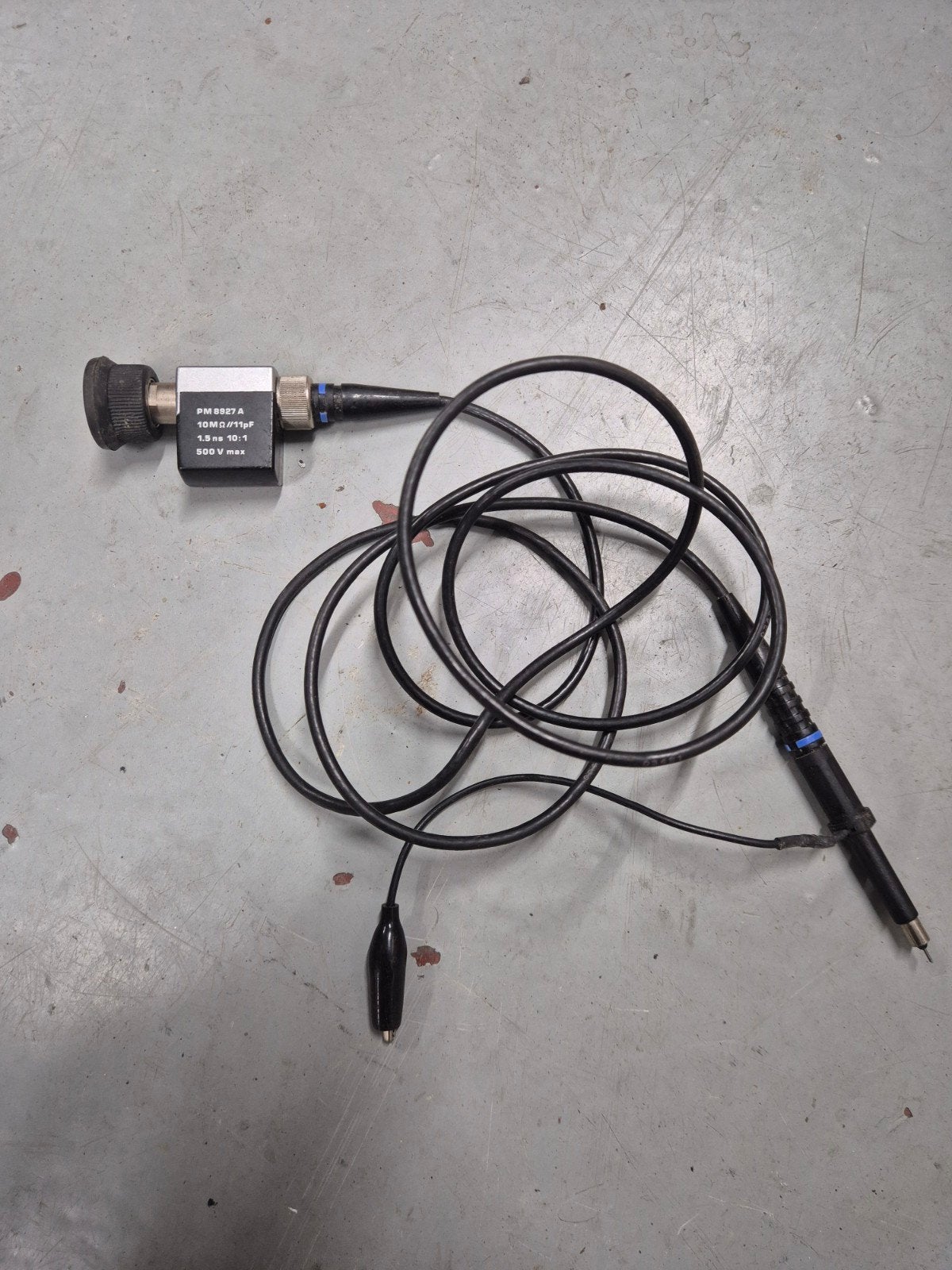 Philips PM8927 passieve probe 10Mohm/11pF 500V, Ophalen of Verzenden, Zo goed als nieuw, Elektriciteit