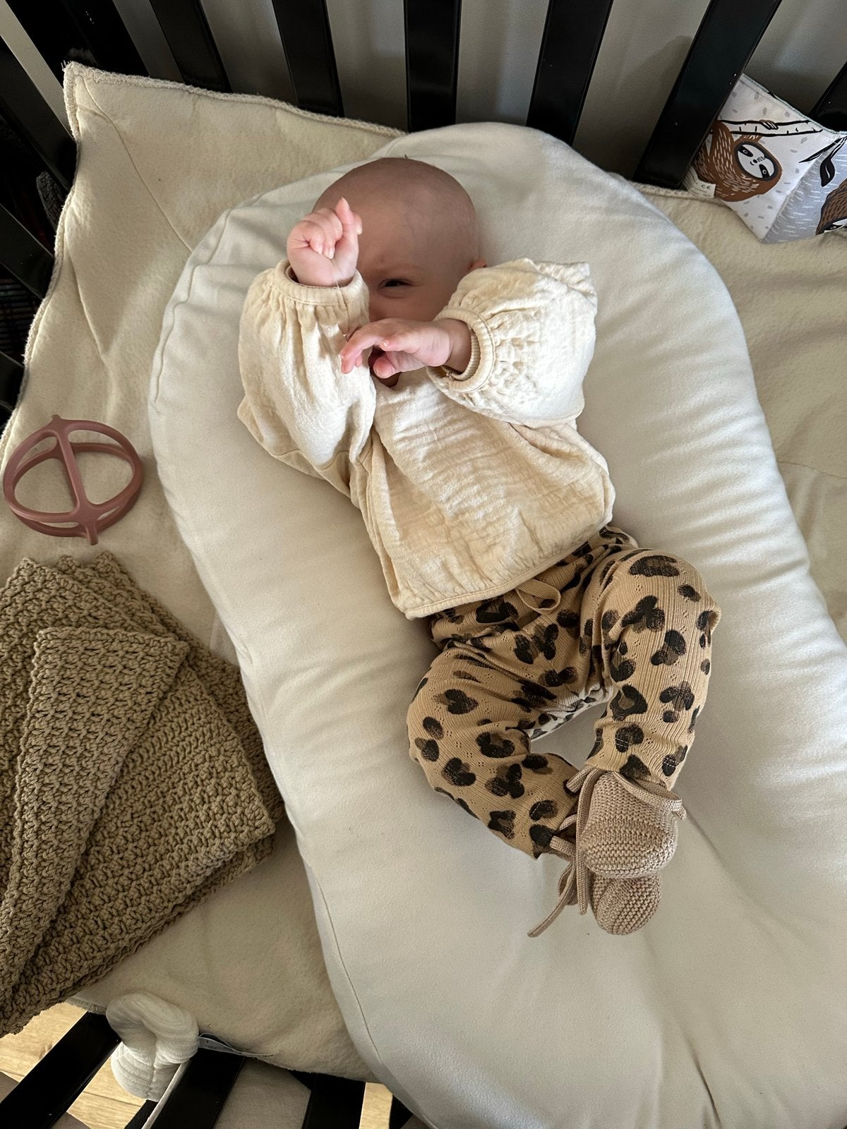 Snuggle Me Organic babynestje - Zo goed als nieuw, Ophalen, Zo goed als nieuw