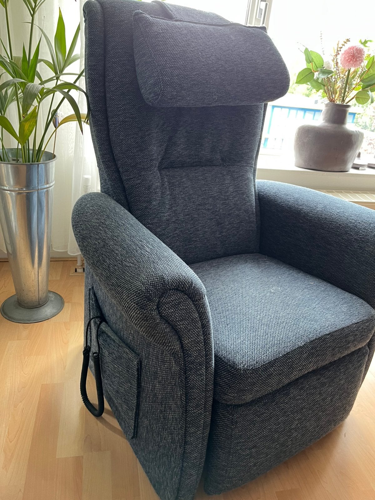 Sta op stoel, Huis en Inrichting, Ophalen, Gebruikt, Stof, 50 tot 75 cm
