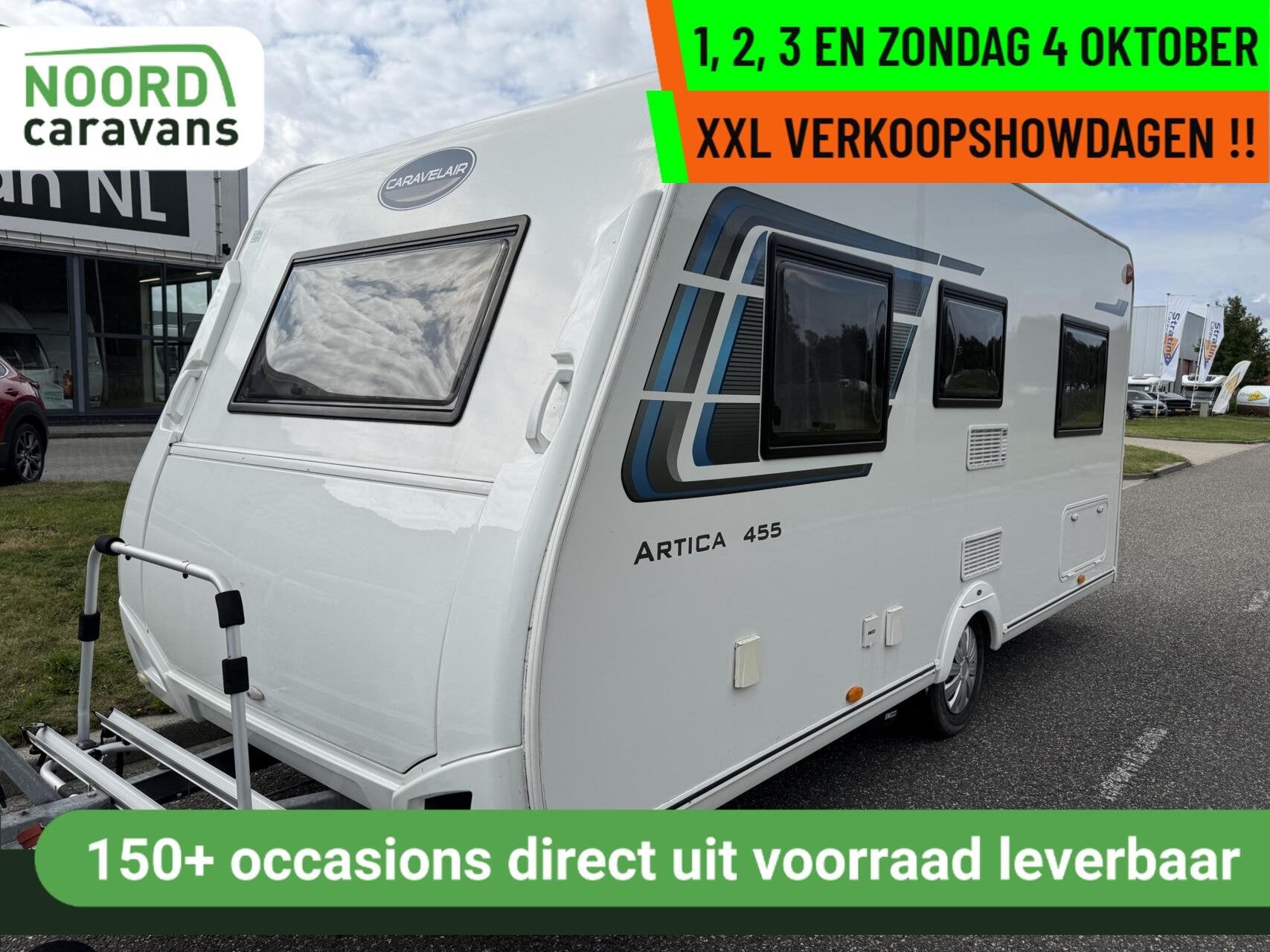CARAVELAIR - XXL VERKOOPSHOW 1,2,3 & 4 OKT. 10-17 UUR, Rondzit, Bedrijf, 6 tot 7 meter, Douche