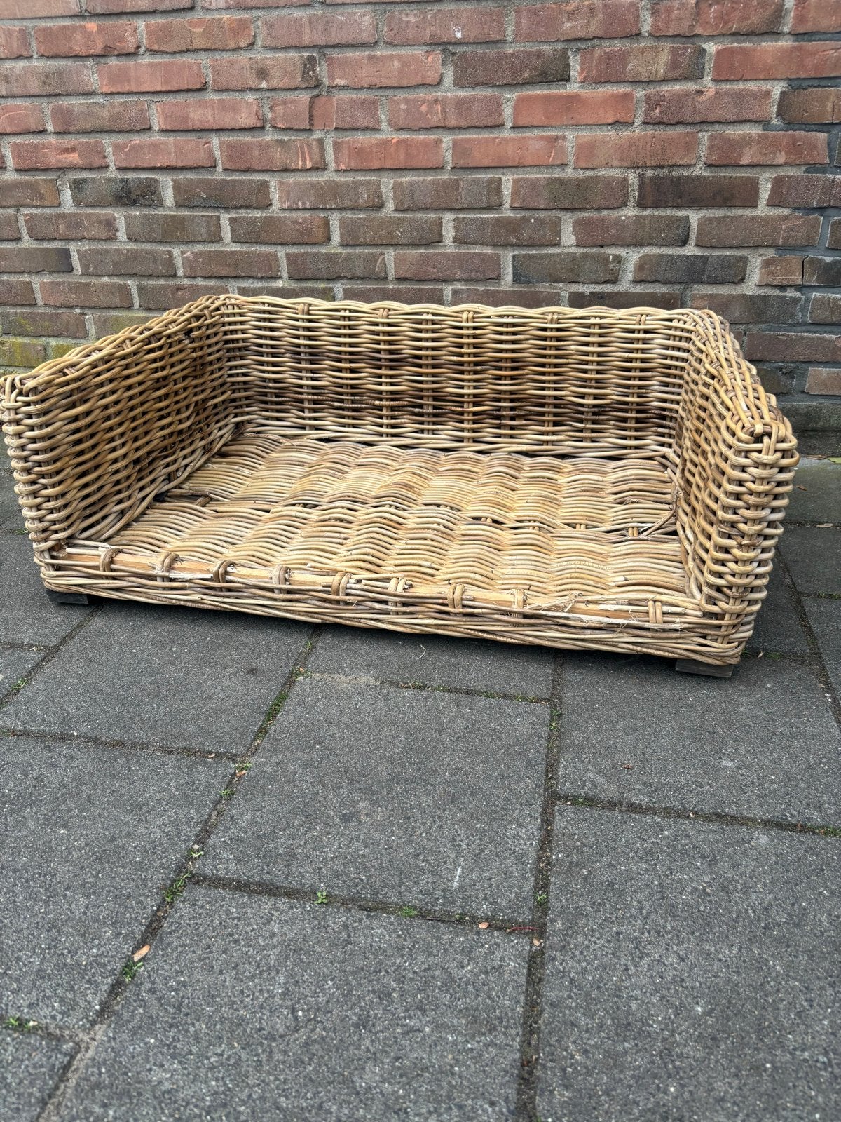 Ratan hondenmand, Ophalen of Verzenden, Gebruikt, Overige