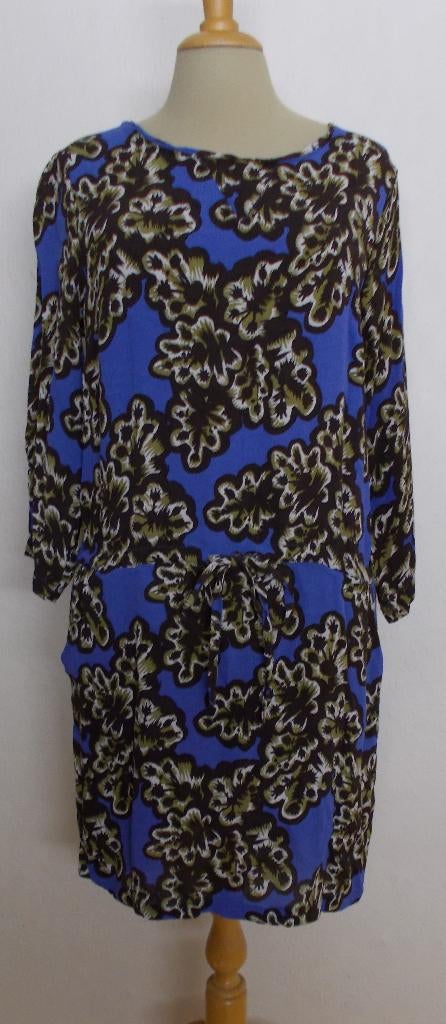 100% viscose opvallend print jurk van Didi! M, Maat 38/40 (M), Bruin, Verzenden, Zo goed als nieuw